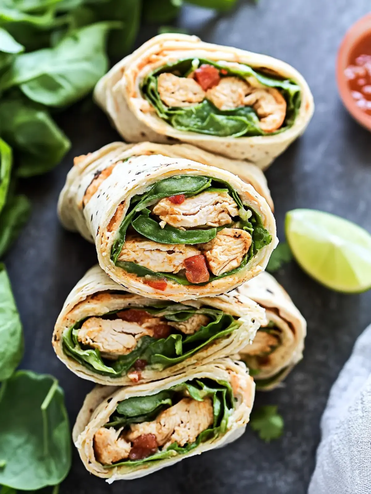 Chicken Taco Mexican Pinwheels: Quick Flavorful Bites 2 Chicken Taco Mexican Pinwheels