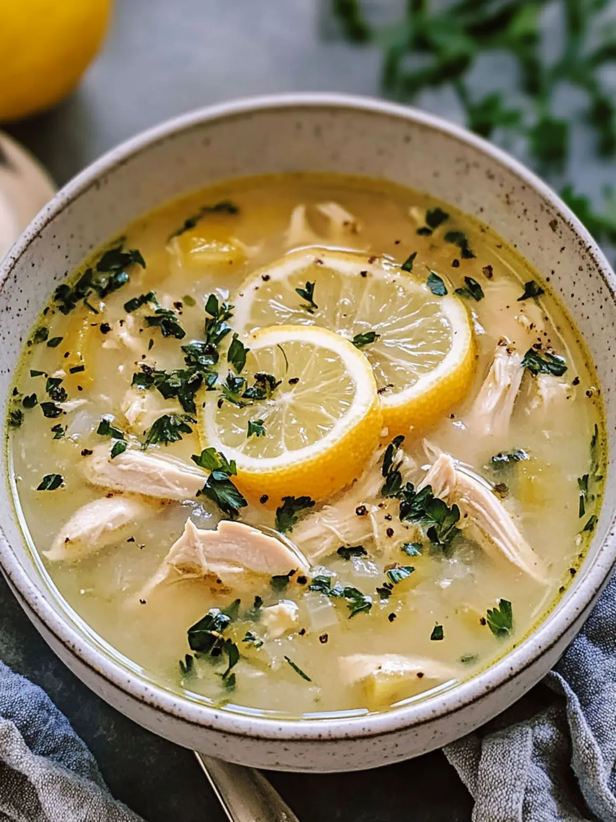 Greek Lemon Chicken Soup for a Cozy Home-Cooked Hug 3 Greek Lemon Chicken Soup