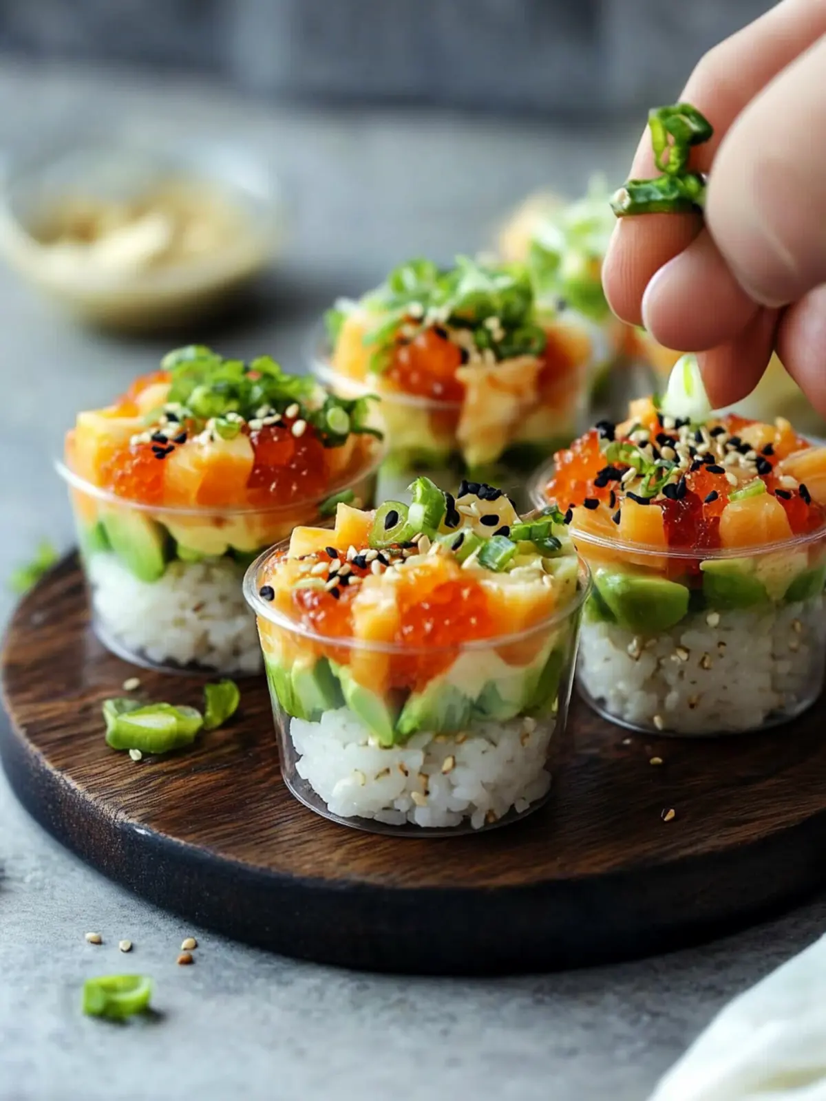 Delicious Sushi Cups: Customizable No-Bake Treats to Try! 3 Sushi Cups