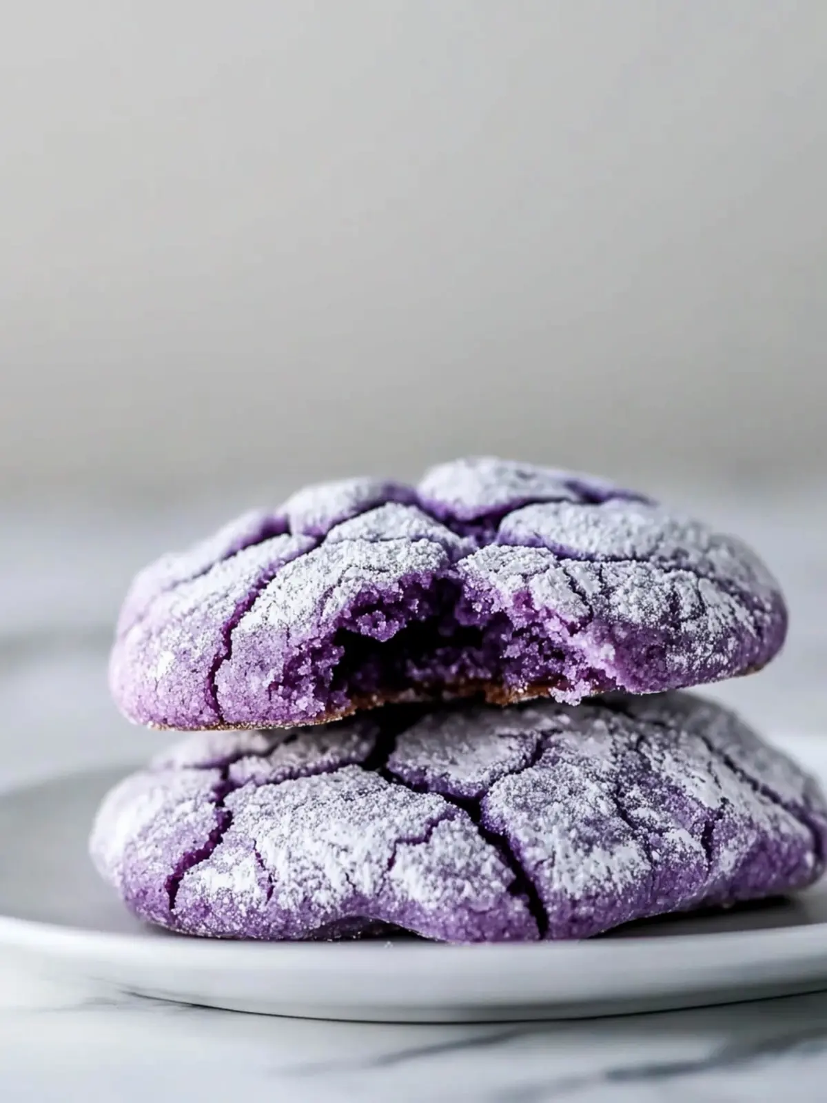 Vibrant Ube Crinkle Cookies: A Fun Twist on Classic Treats 2 Ube Crinkle Cookies