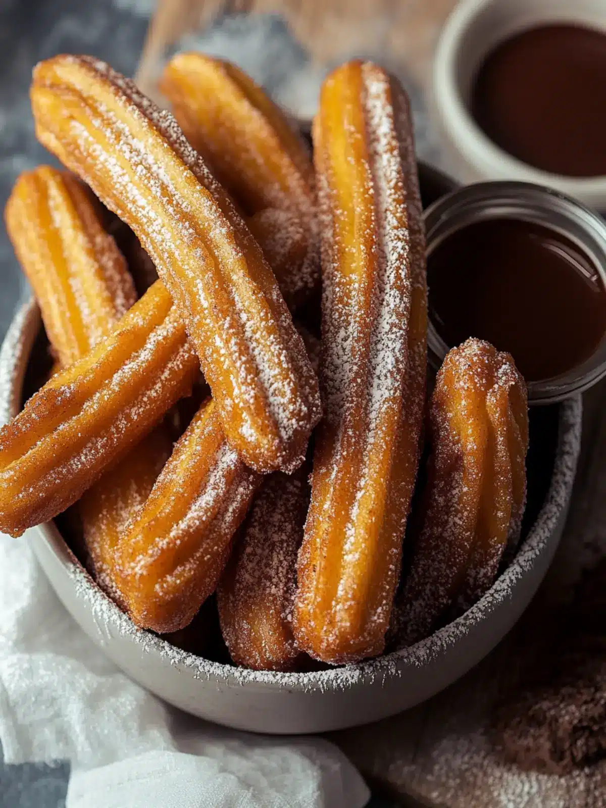Heavenly Churros with Chocolate Sauce for Sweet Indulgence 3 Churros with Chocolate Sauce