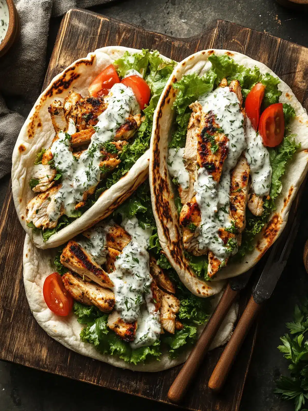 Delicious Sheet Pan Chicken Pitas with Herby Ranch Delight 4 Sheet Pan Chicken Pitas with Herby Ranch