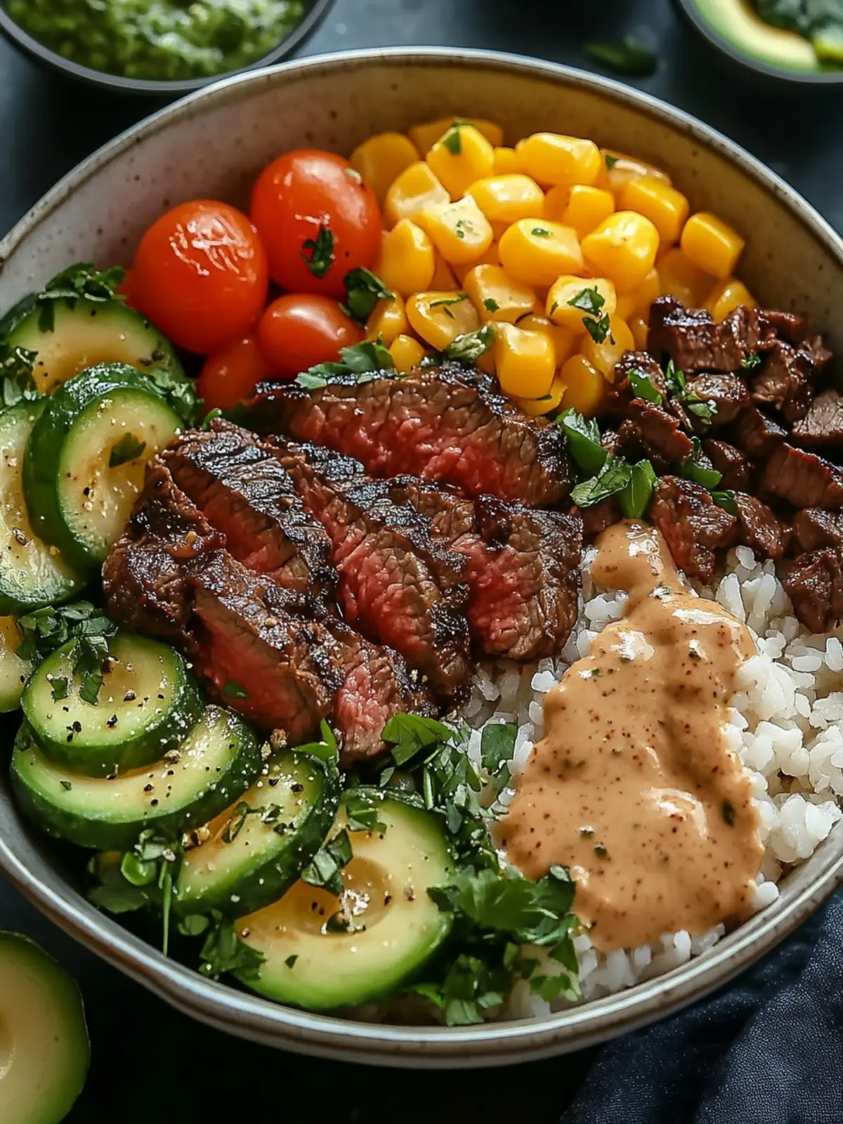 Satisfying Steak Bowl: Quick, Customizable, and Delicious! 3 Steak Bowl