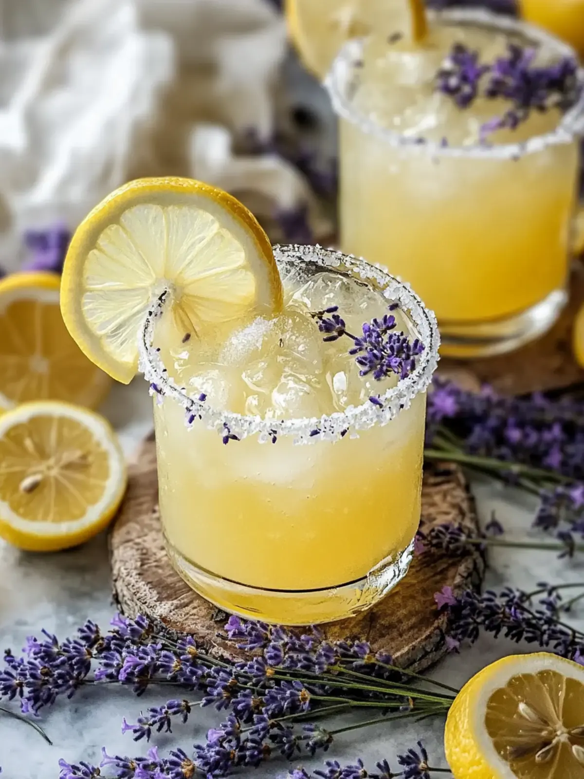 Delightful Lemon Lavender Margaritas for a Refreshing Twist 2 Lemon Lavender Margaritas
