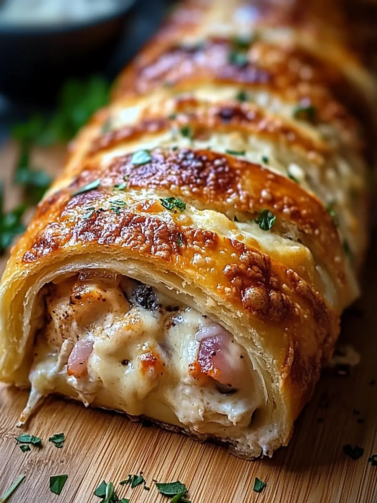 Delicious Chicken Cordon Bleu Stromboli for Quick Comfort 3 Chicken Cordon Bleu Stromboli