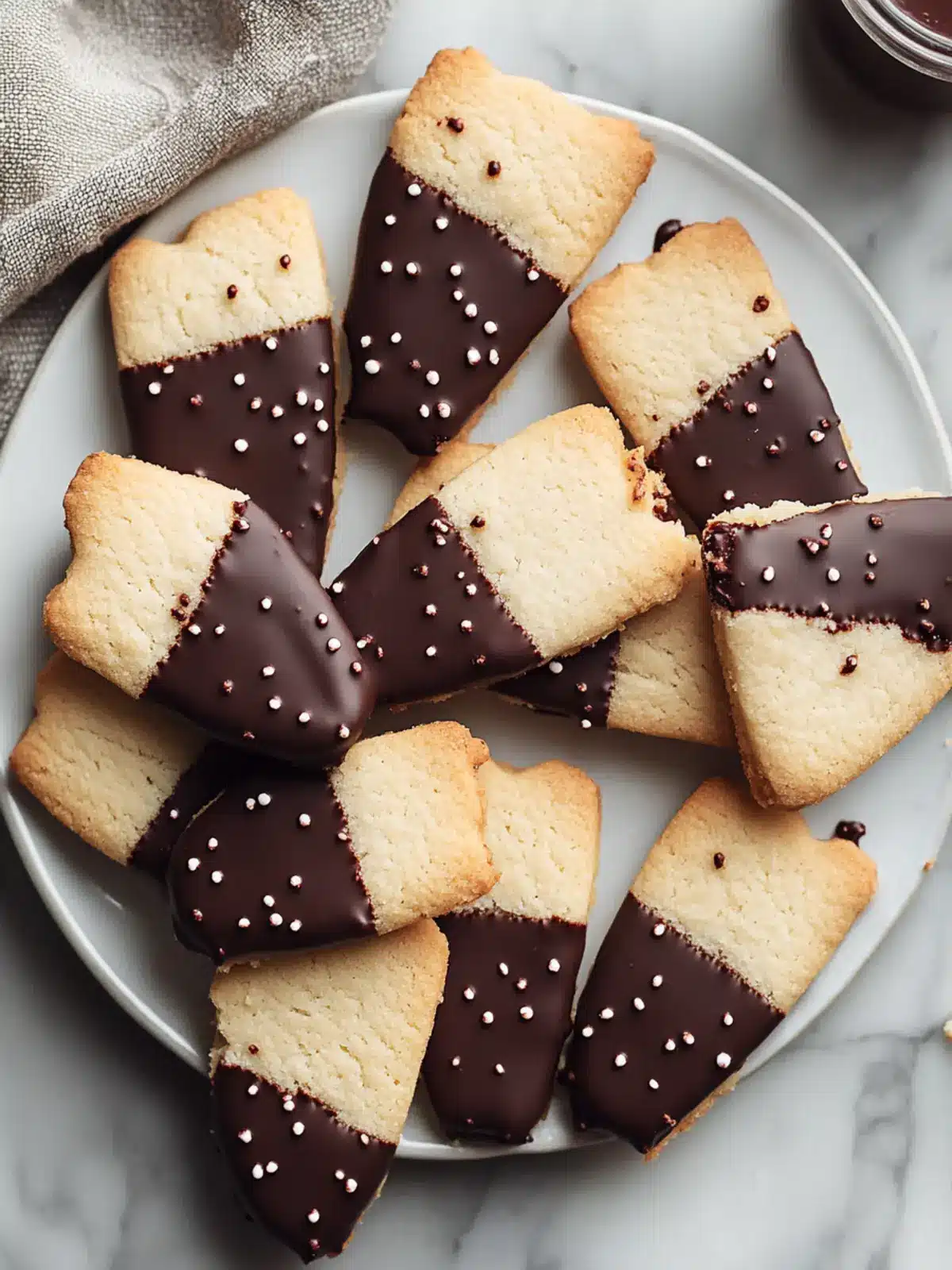 Chocolate-Dipped Shortbread Cookies You'll Love to Make! 2 Chocolate-Dipped Shortbread Cookies