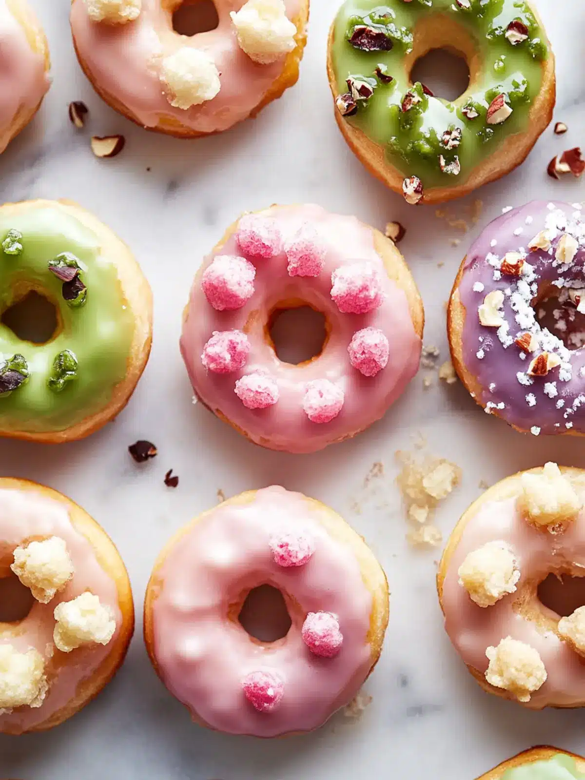 Chewy Mochi Donuts with Irresistible Glaze Options 4 Mochi Donuts