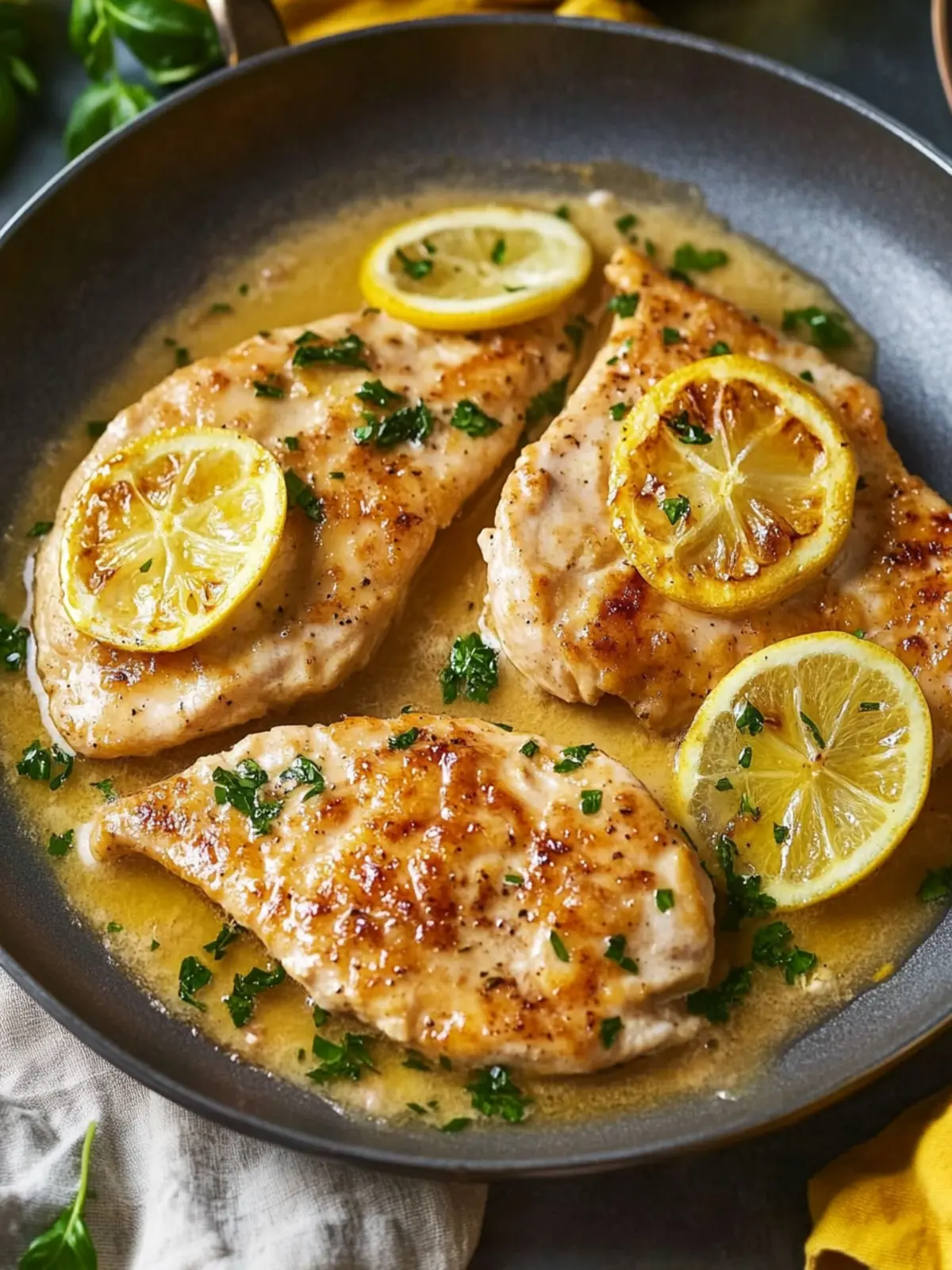 Zesty Chicken Francese with Silky Lemon-Butter Sauce 3 Chicken Francese