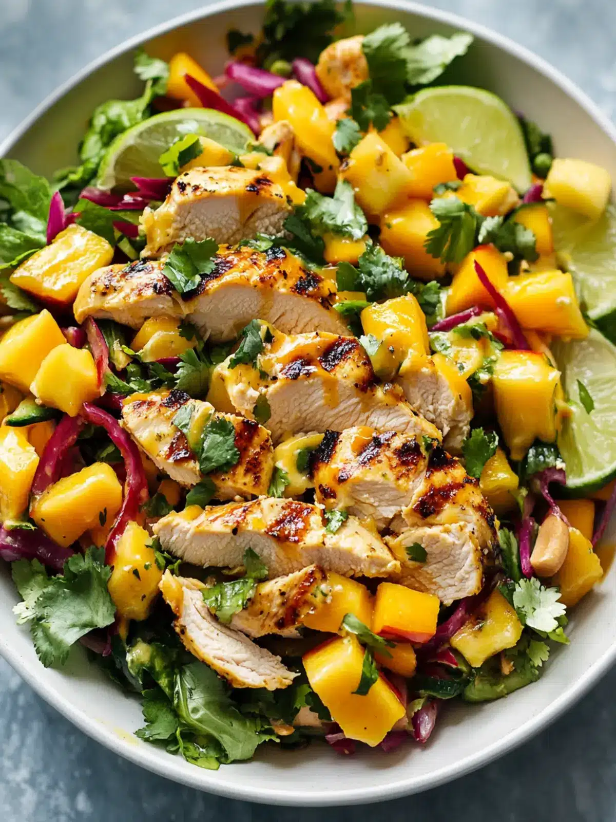 Zesty Thai Mango Chicken Salad for a Vibrant Meal 2 Thai Mango Chicken Salad