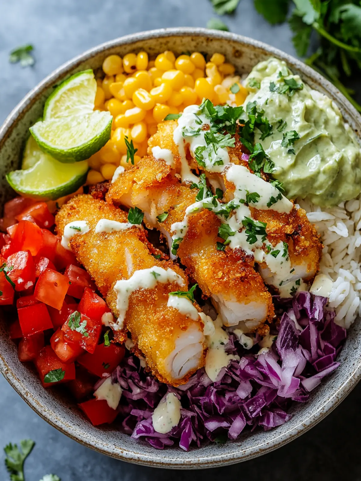 Crispy Fish Taco Bowls: Quick, Flavorful Family Delight 4 Crispy Fish Taco Bowls