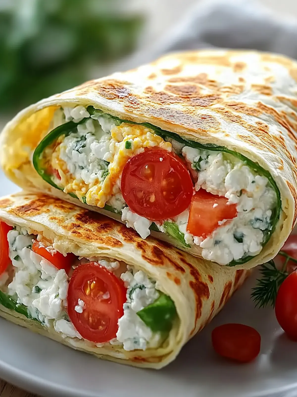 Protein-Packed Breakfast Wrap with Cottage Cheese for Busy Mornings 3 Protein-Packed Breakfast Wrap with Cottage Cheese