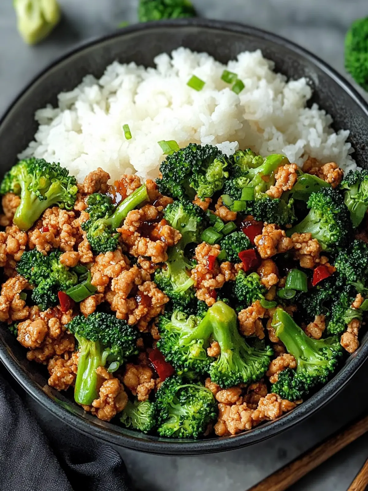 Honey Sriracha Ground Chicken and Broccoli: Bold Flavor Blast 4 Honey Sriracha Ground Chicken and Broccoli