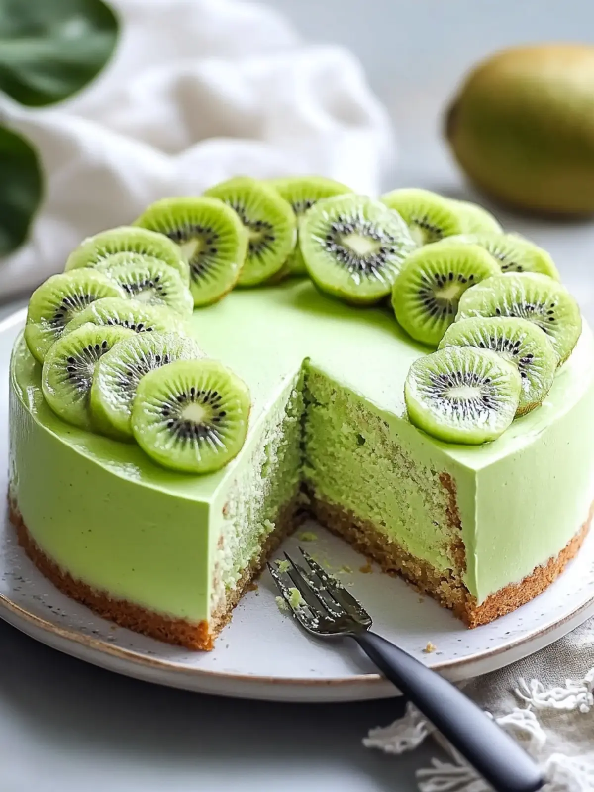 Kiwi Mousse Cake: A Refreshing Twist for Sweet Lovers 4 Kiwi Mousse Cake