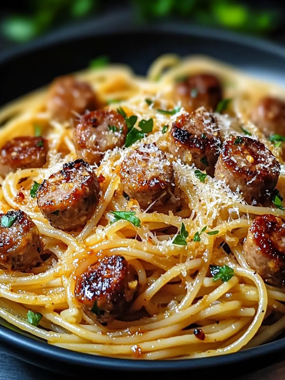 Sticky Honey Garlic Sausage Pasta for a Quick Family Feast 4 Sticky Honey Garlic Sausage Pasta