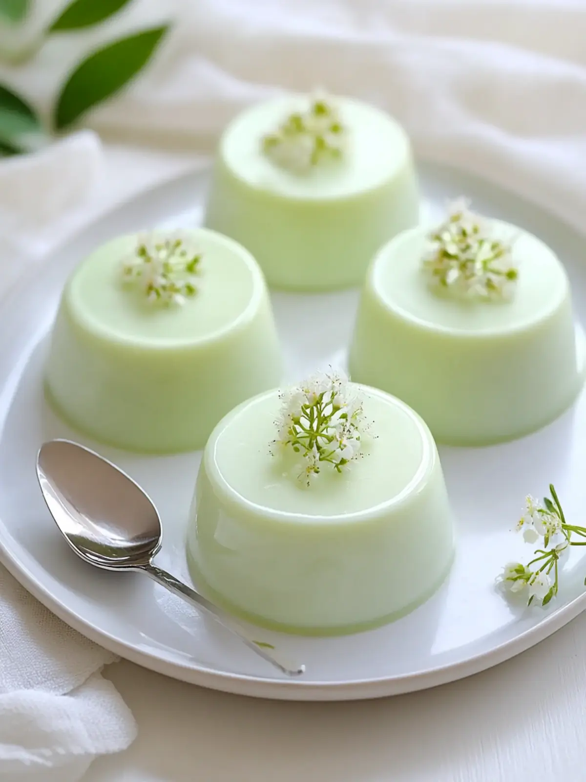 Delightfully Creamy Pandan Coconut Panna Cotta for Sweet Bliss 3 Delightfully Creamy Pandan Coconut Panna Cotta