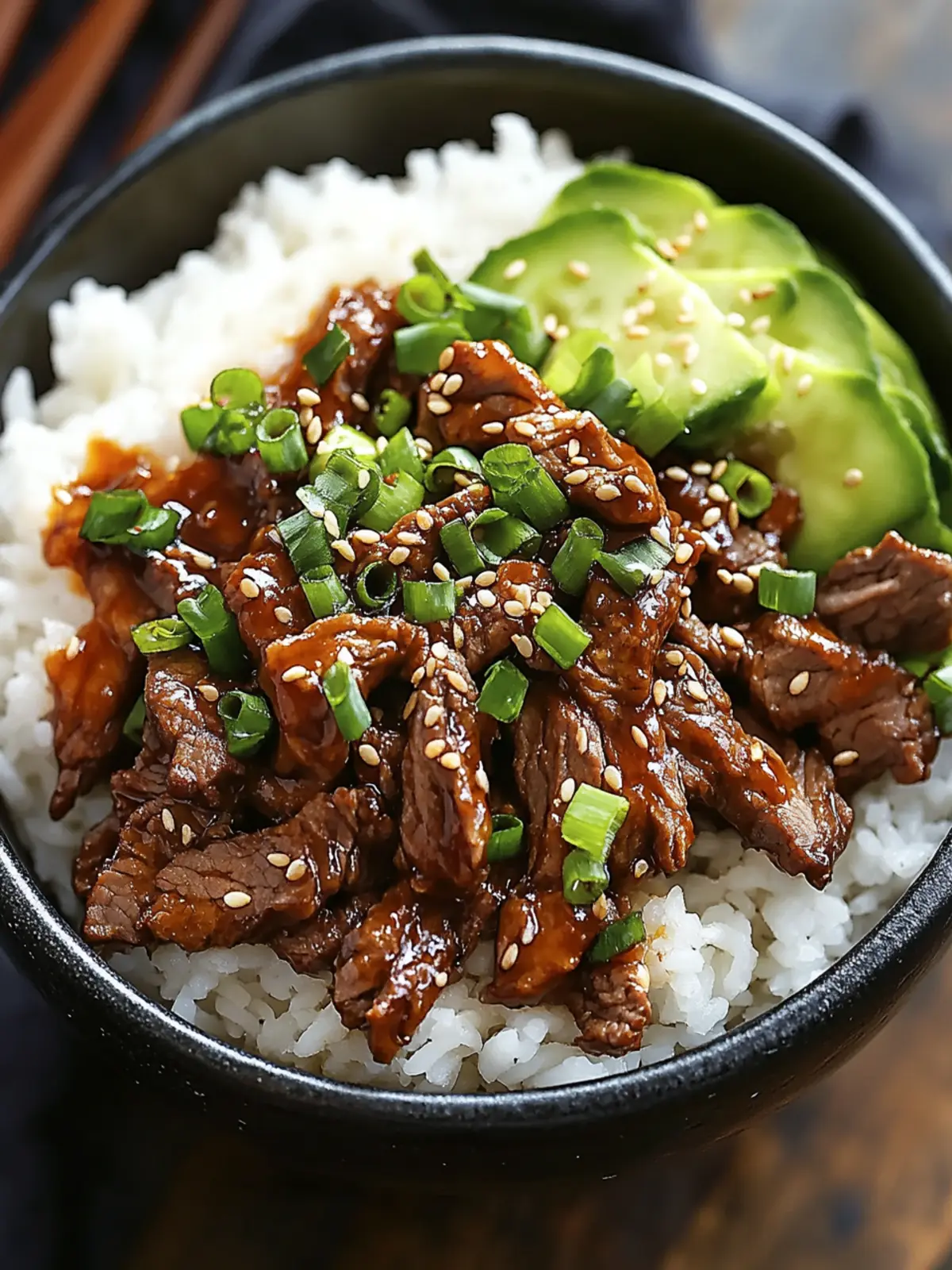 Savory Soy-Glazed Beef Rice Bowl for Easy Weeknight Dinners 2 Soy-Glazed Beef Rice Bowl