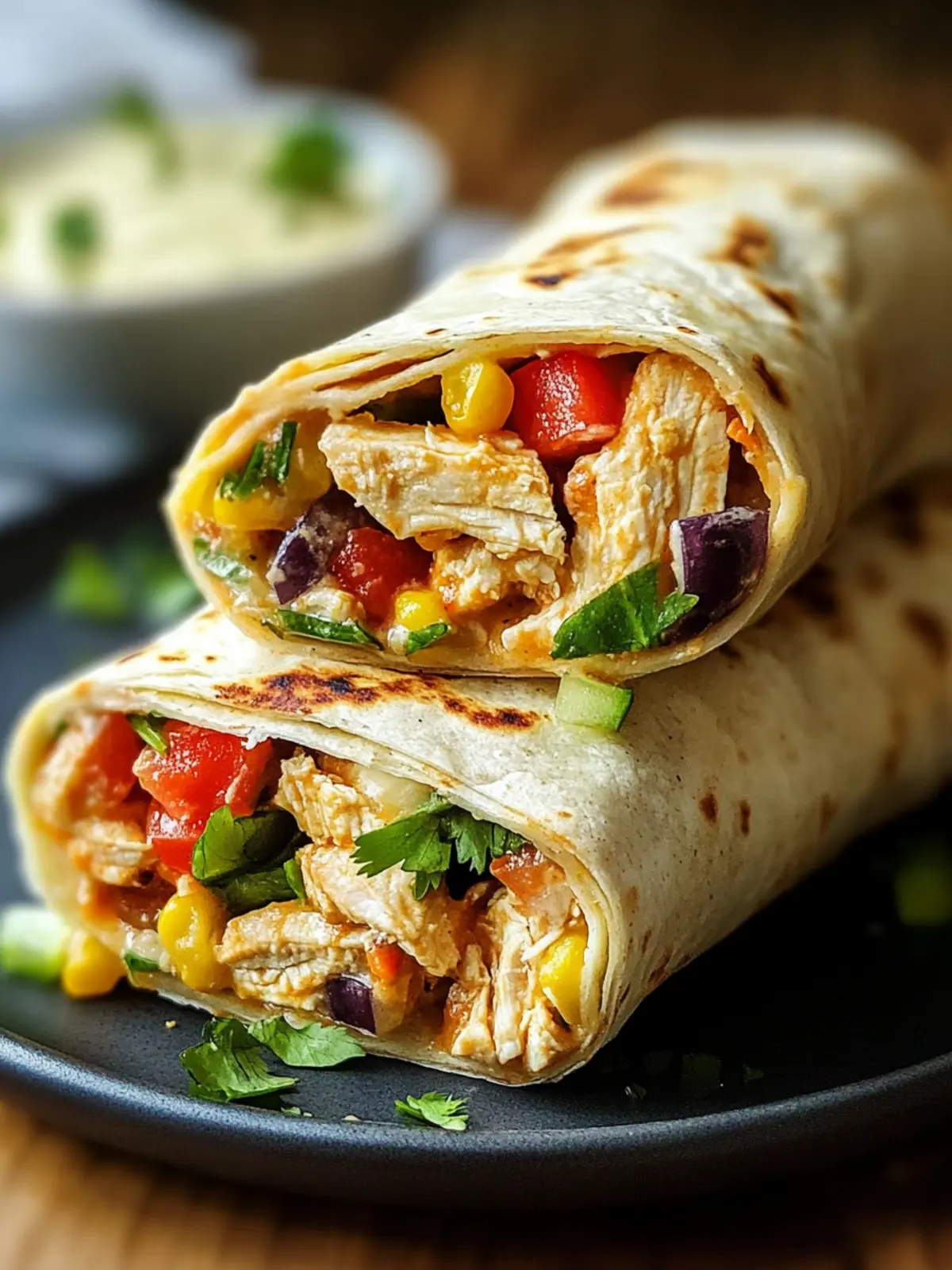 Savor the Flavor: Easy Southwest Chicken Wrap Recipe 4 Southwest Chicken Wrap
