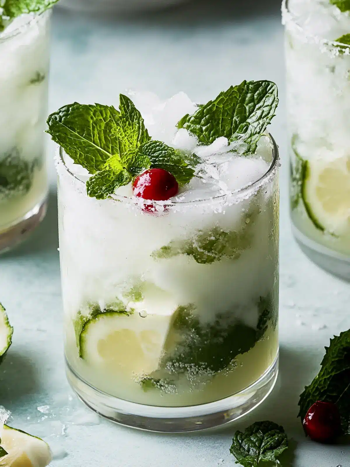 Delightful White Christmas Mojito to Spark Holiday Cheer 4 White Christmas Mojito