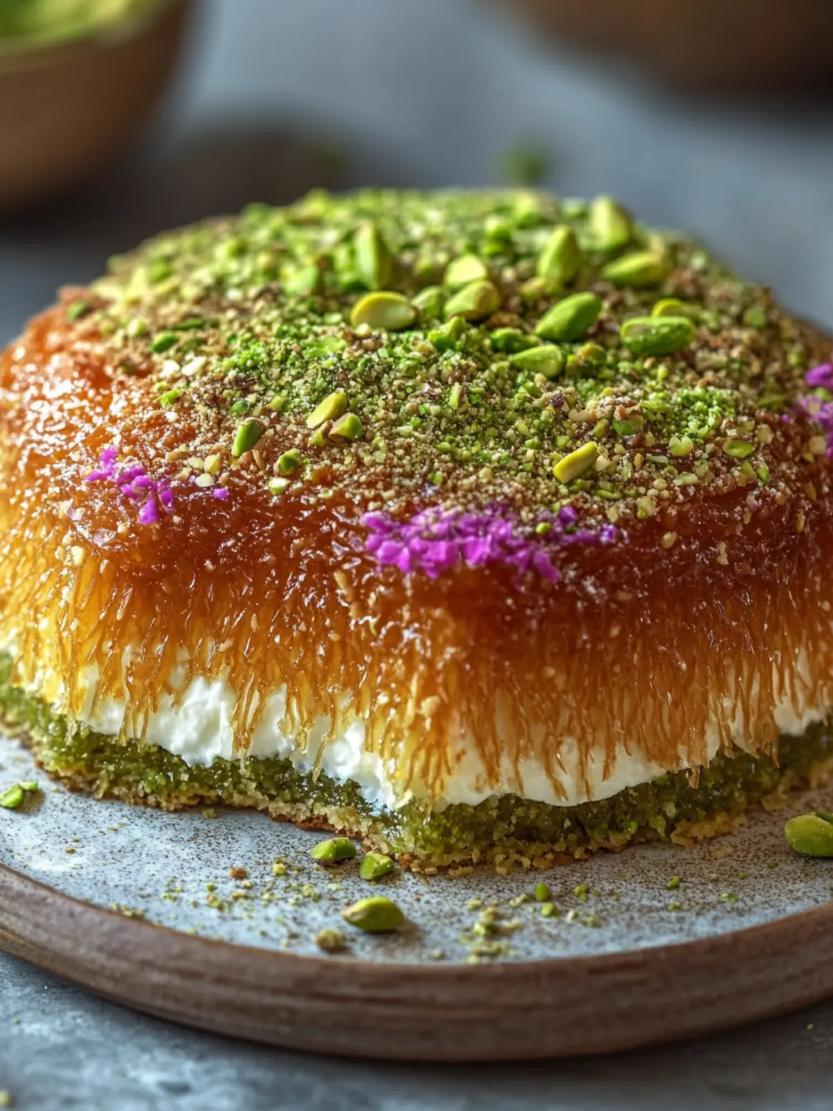Divine Pistachio Kunafa Indulge in Creamy Perfection 2 Pistachio Kunafa