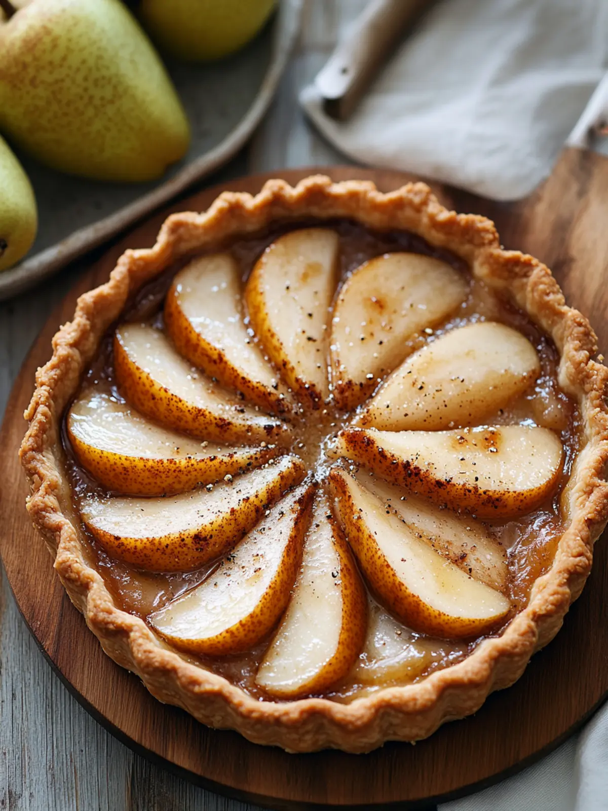 Brown Butter Pear Tart That Will Wow Your Guests 2 Brown Butter Pear Tart