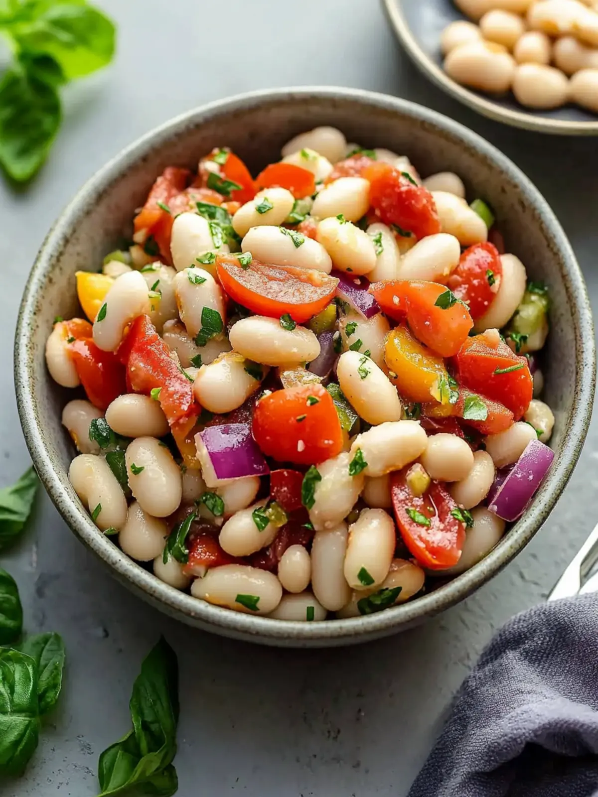 Easy Italian White Bean Salad: Fresh, Flavorful, and Simple 2 Easy Italian White Bean Salad