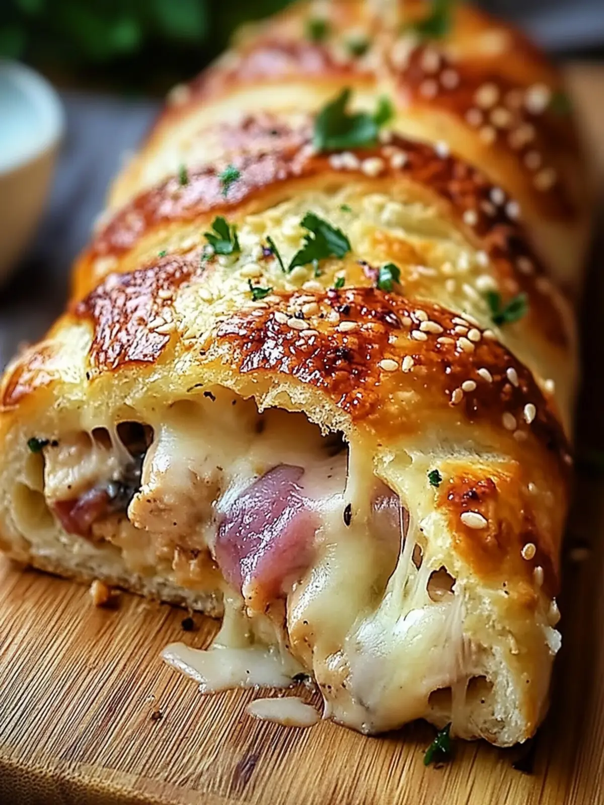 Delicious Chicken Cordon Bleu Stromboli for Quick Comfort 4 Chicken Cordon Bleu Stromboli