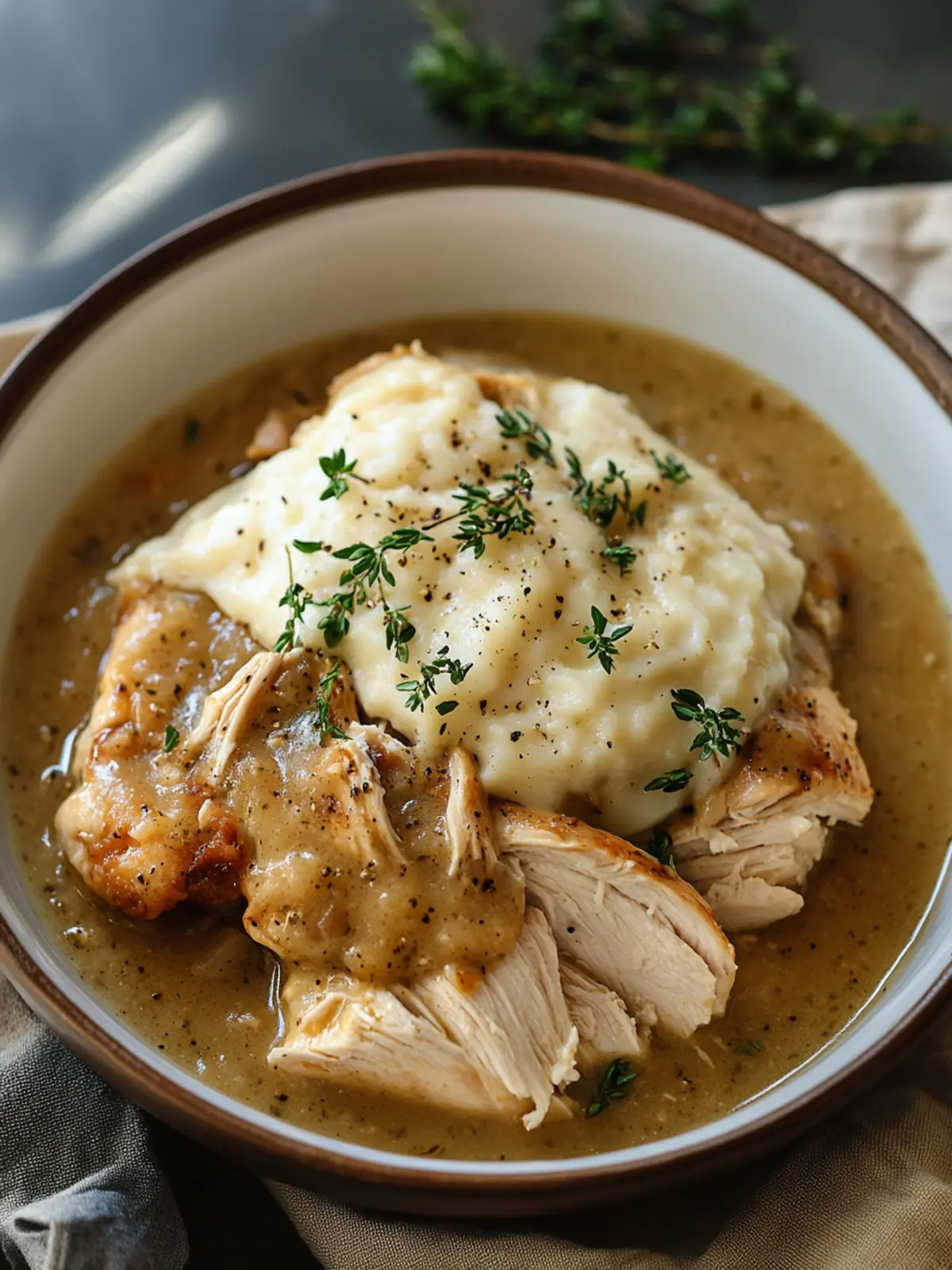 Easy Crockpot Chicken and Gravy for Effortless Family Dinners 2 Crockpot Chicken and Gravy