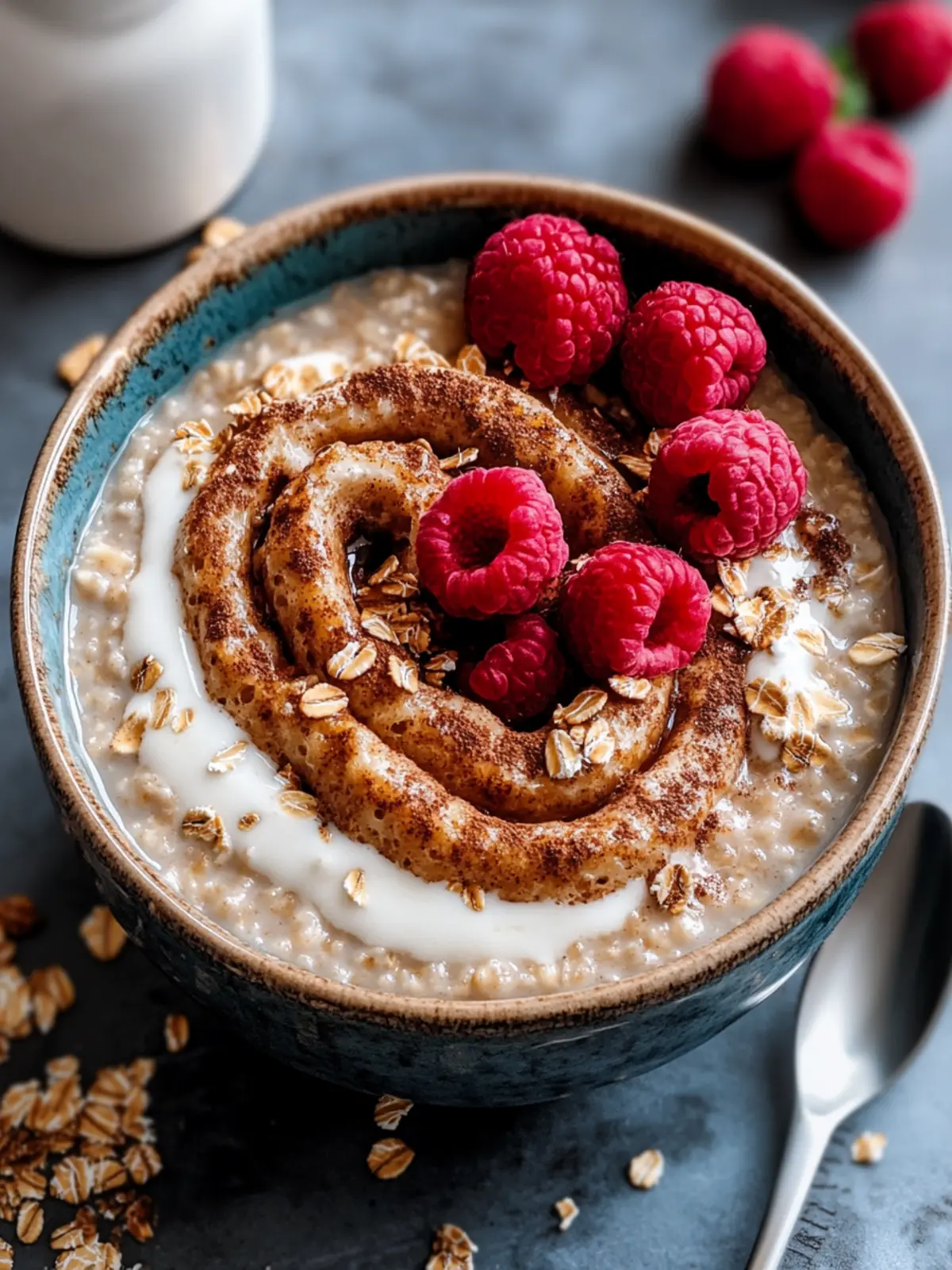 Cinnamon Bun Oatmeal Bowl: Your Quick and Cozy Breakfast Fix 2 Cinnamon Bun Oatmeal Bowl