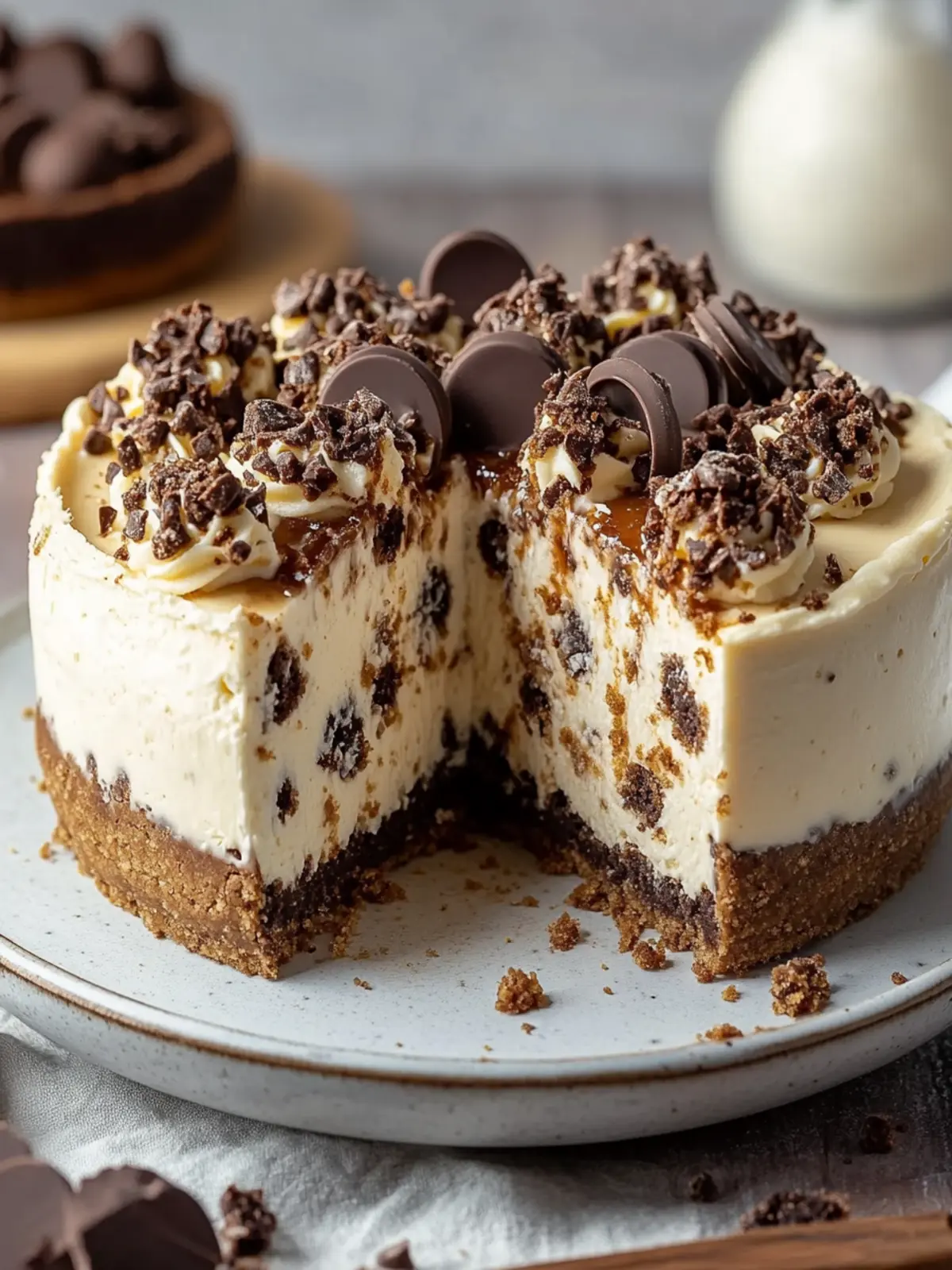 Decadent Cookie Dough Cheesecake for Easy No-Bake Indulgence 4 Cookie Dough Cheesecake