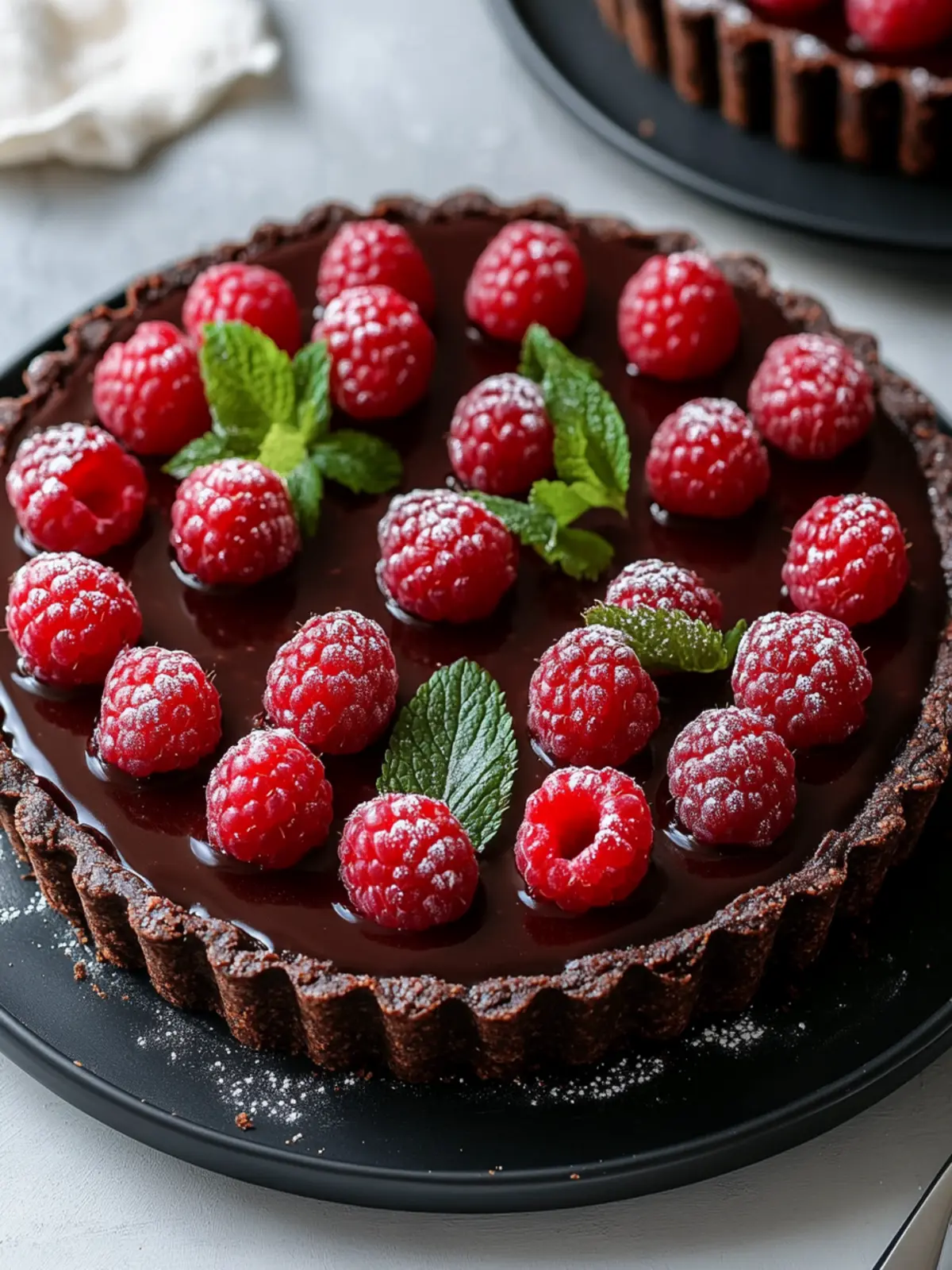 Decadent Chocolate Raspberry Tart for Sweet Celebrations 4 Chocolate Raspberry Tart