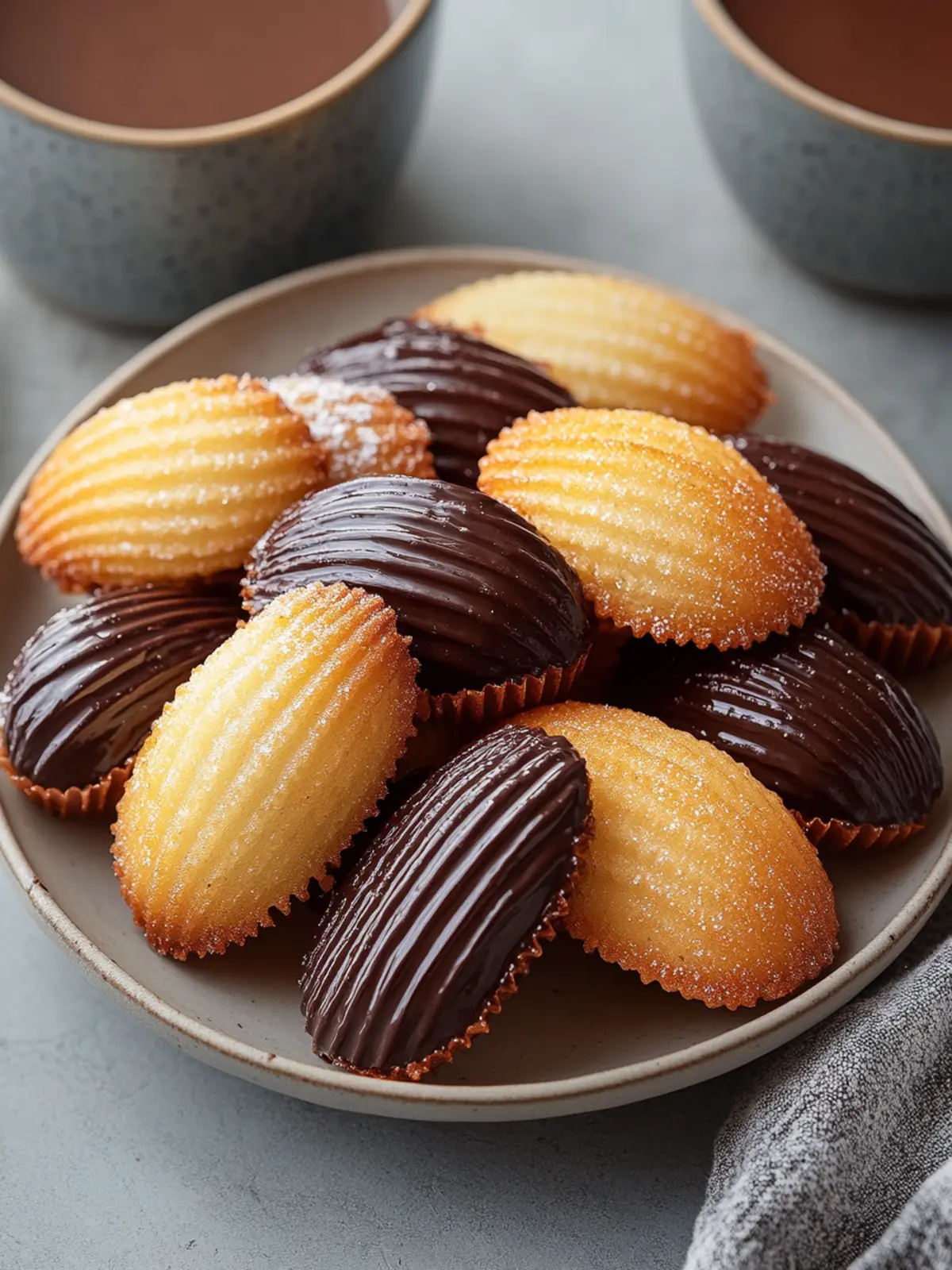 Delicious Chocolate-Dipped Madeleines for Your Sweet Cravings 3 Chocolate-Dipped Madeleines