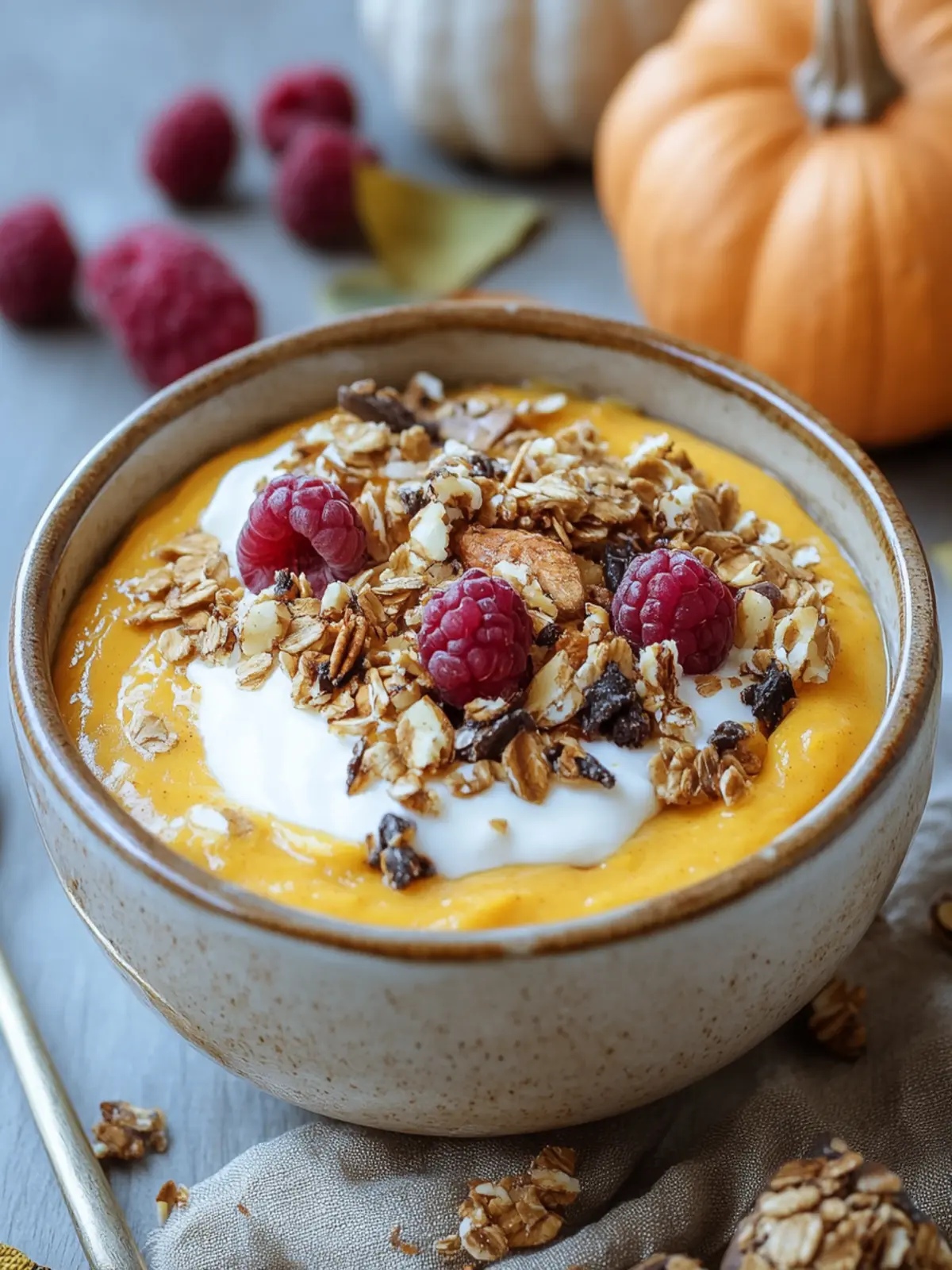 Creamy Pumpkin Pie Yogurt Bowl: Your Healthy Fall Upgrade 4 Creamy Pumpkin Pie Yogurt Bowl