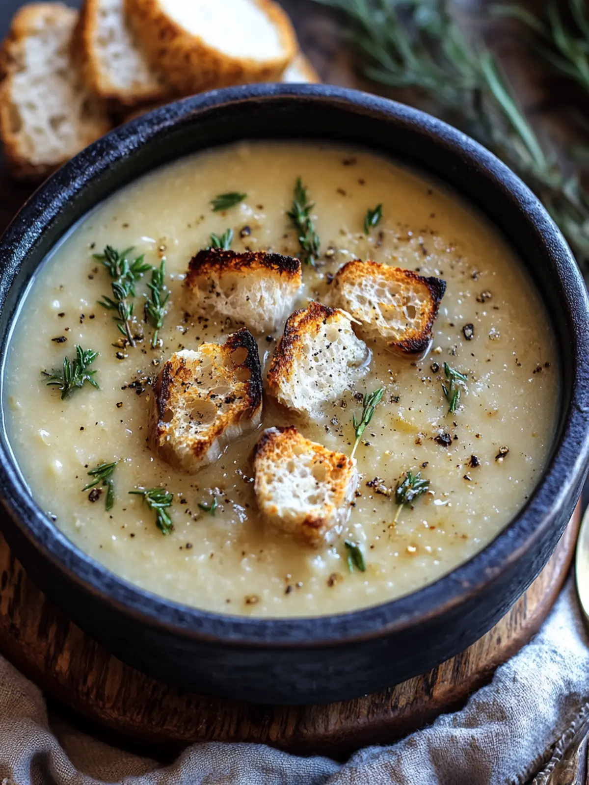 Deliciously Creamy Country French Garlic Soup to Warm Your Soul 2 Country French Garlic Soup