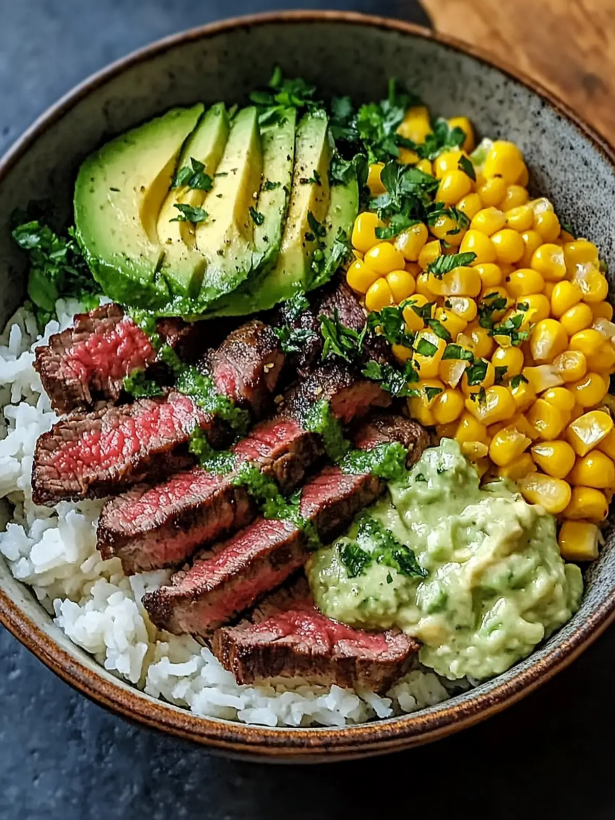 Steak, Avocado & Roasted Corn Bowl: Your New Go-To Meal 2 Steak, Avocado & Roasted Corn Bowl