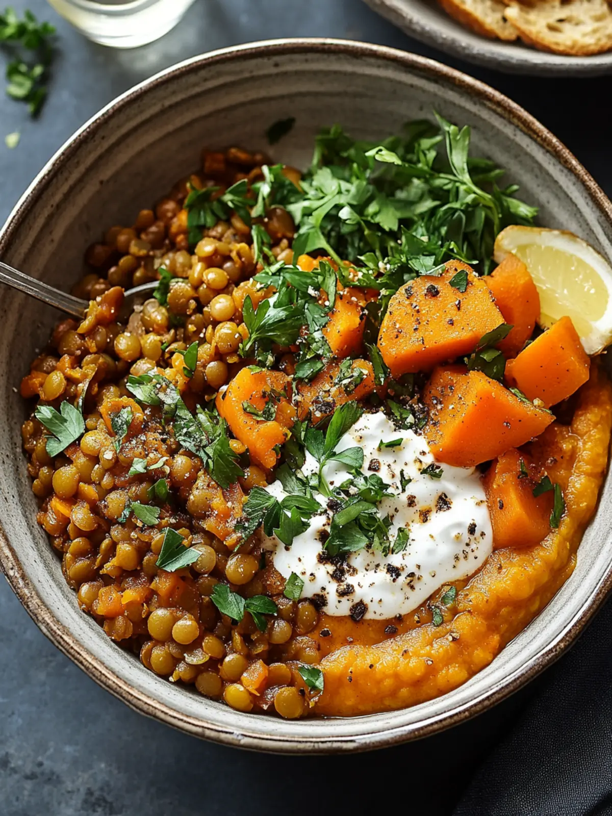 Hearty Spiced Lentil & Carrot Bowls Recipe for Easy Meal Prep 2 Spiced Lentil & Carrot Bowls Recipe