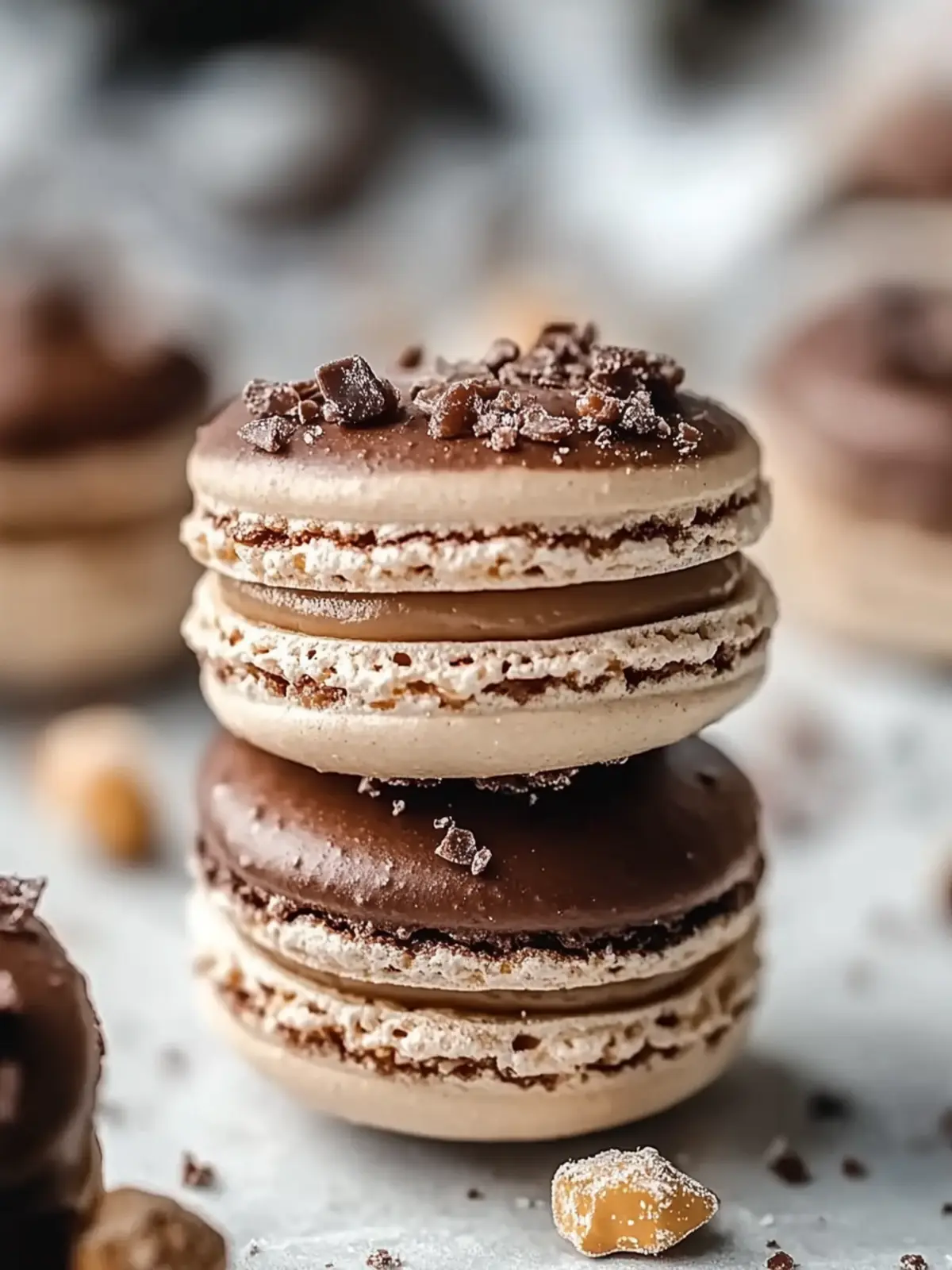 Irresistible Ferrero Rocher Macarons for Sweet Indulgence 2 Ferrero Rocher Macaron