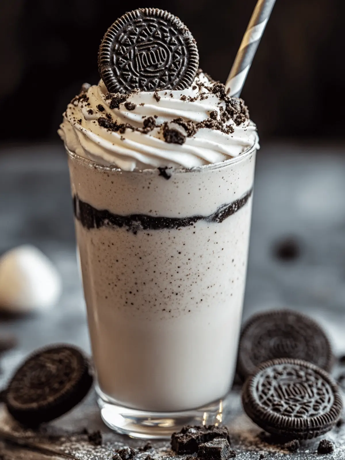 Decadent Oreo Milkshake: A Creamy 5-Minute Delight 2 Oreo Milkshake