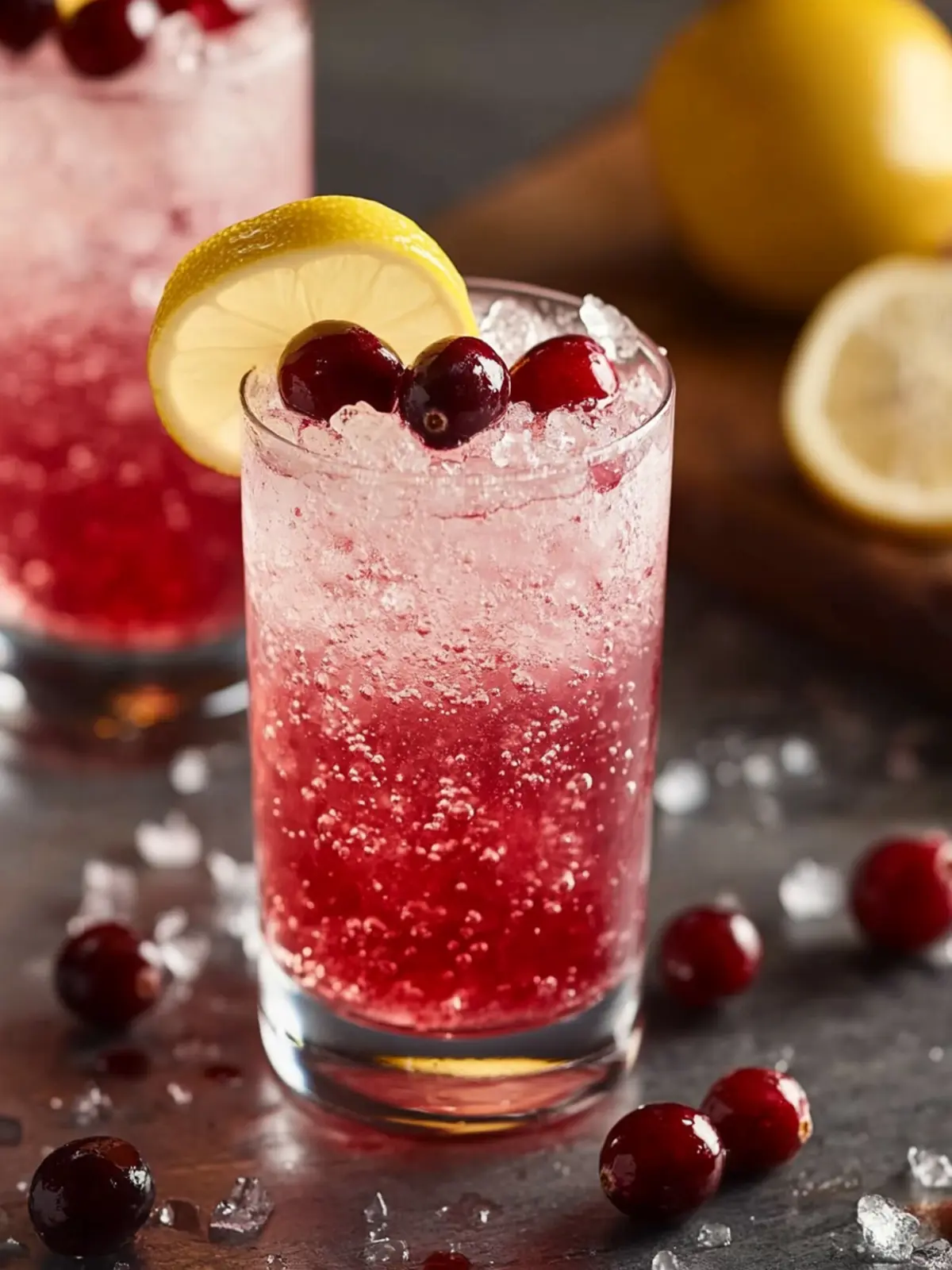 Sparkling Cranberry Lemon Drop: Your 5-Minute Holiday Cheers 3 Sparkling Cranberry Lemon Drop