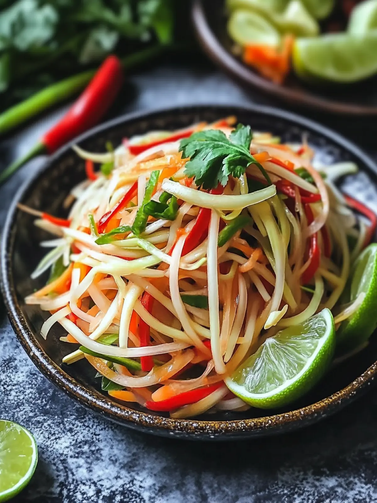 Lao Papaya Salad: A Fresh Twist for Your Next Meal! 3 Lao Papaya Salad