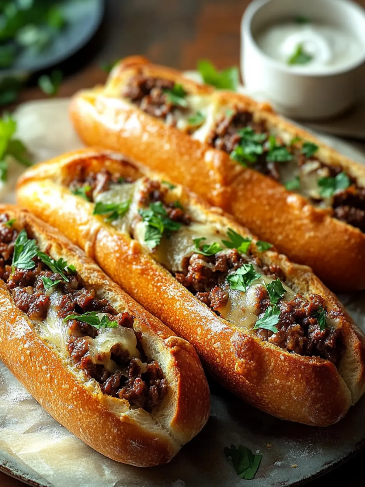Crispy Beef-Stuffed Baguettes: A Crunchy Comfort Food Delight 3 Crispy Beef-Stuffed Baguettes