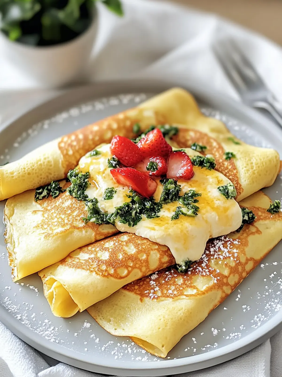 Savory Breakfast Crepes: Quick, Customizable Brunch Delights 4 Savory Breakfast Crepes