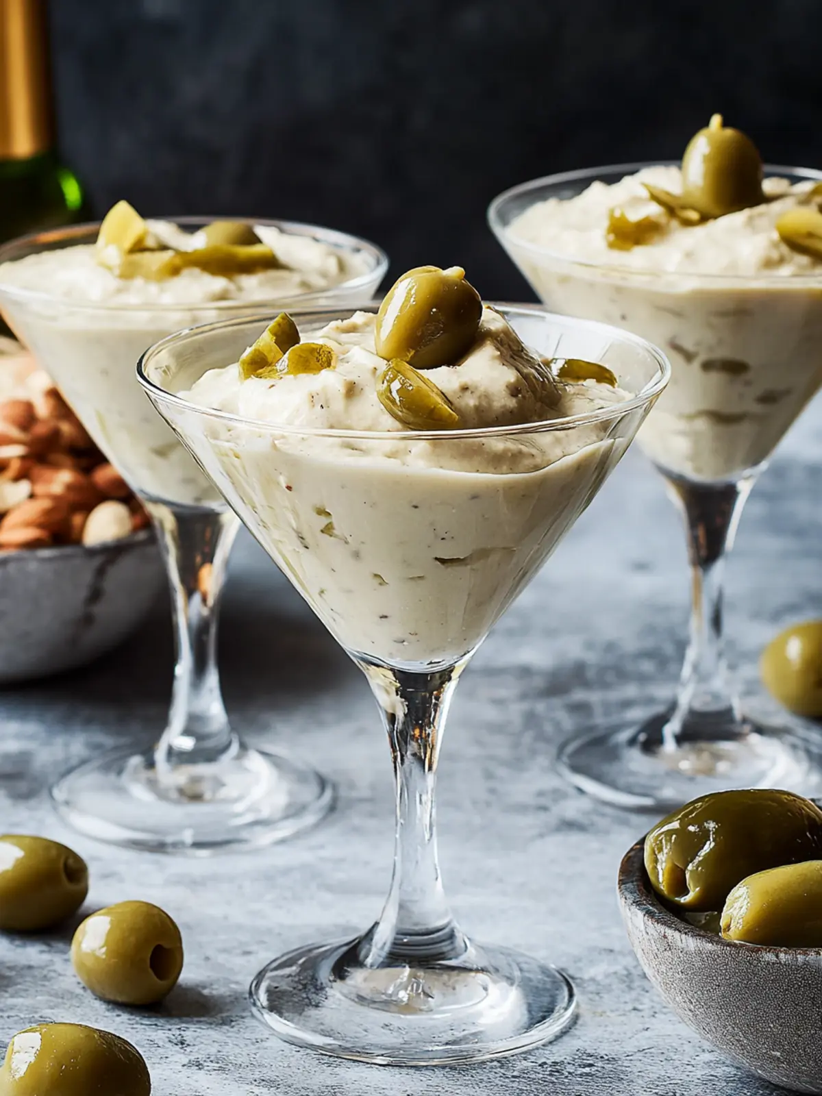 Savory Dirty Martini Dip: Cheers to Irresistible Flavor! 4 Dirty Martini Dip