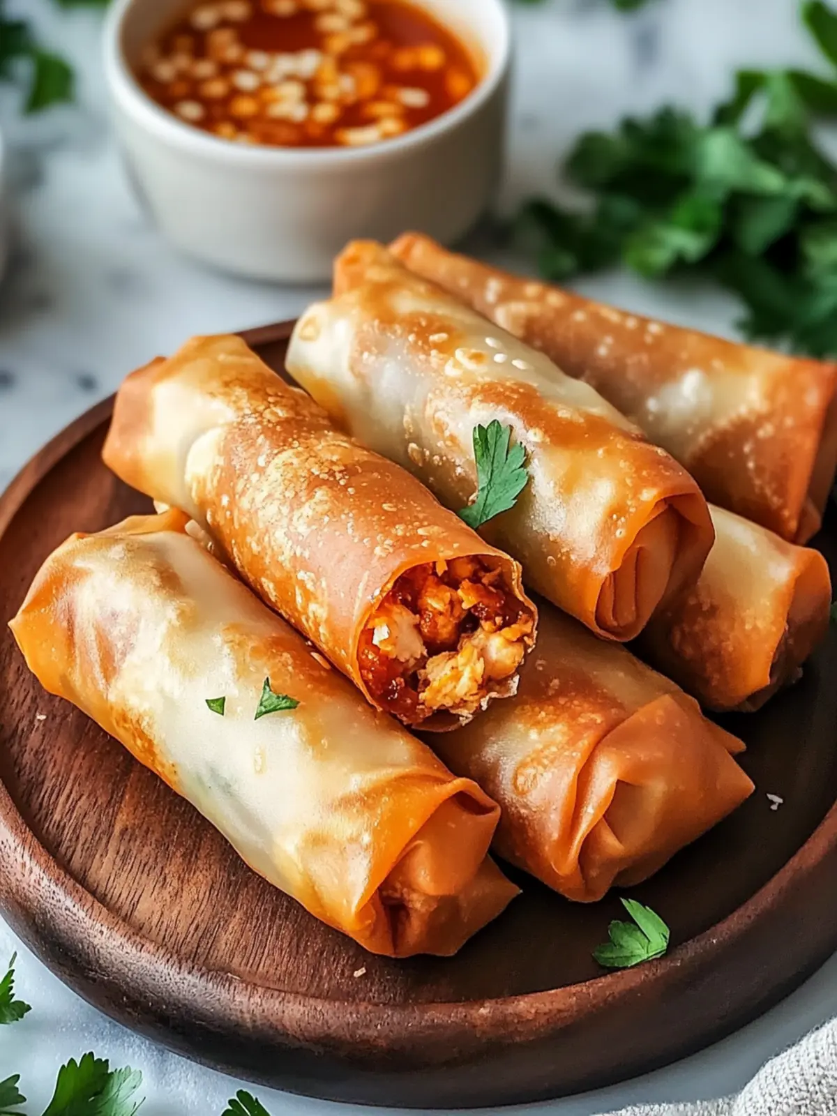 Crispy Msakhan Egg Rolls Made Easy with Rotisserie Chicken 4 Crispy Msakhan Egg Rolls Made Easy with Rotisserie Chicken