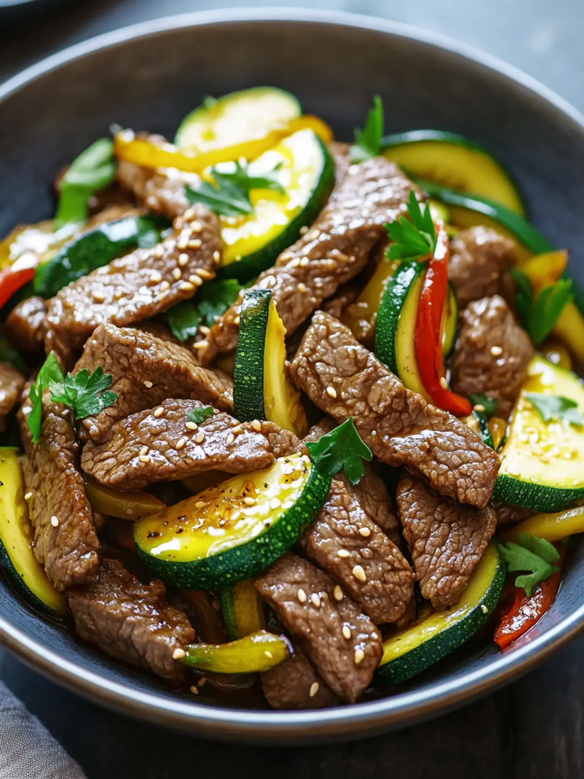Savor Quick Beef & Zucchini Stir-Fry for Effortless Meals 2 Beef & Zucchini Stir-Fry