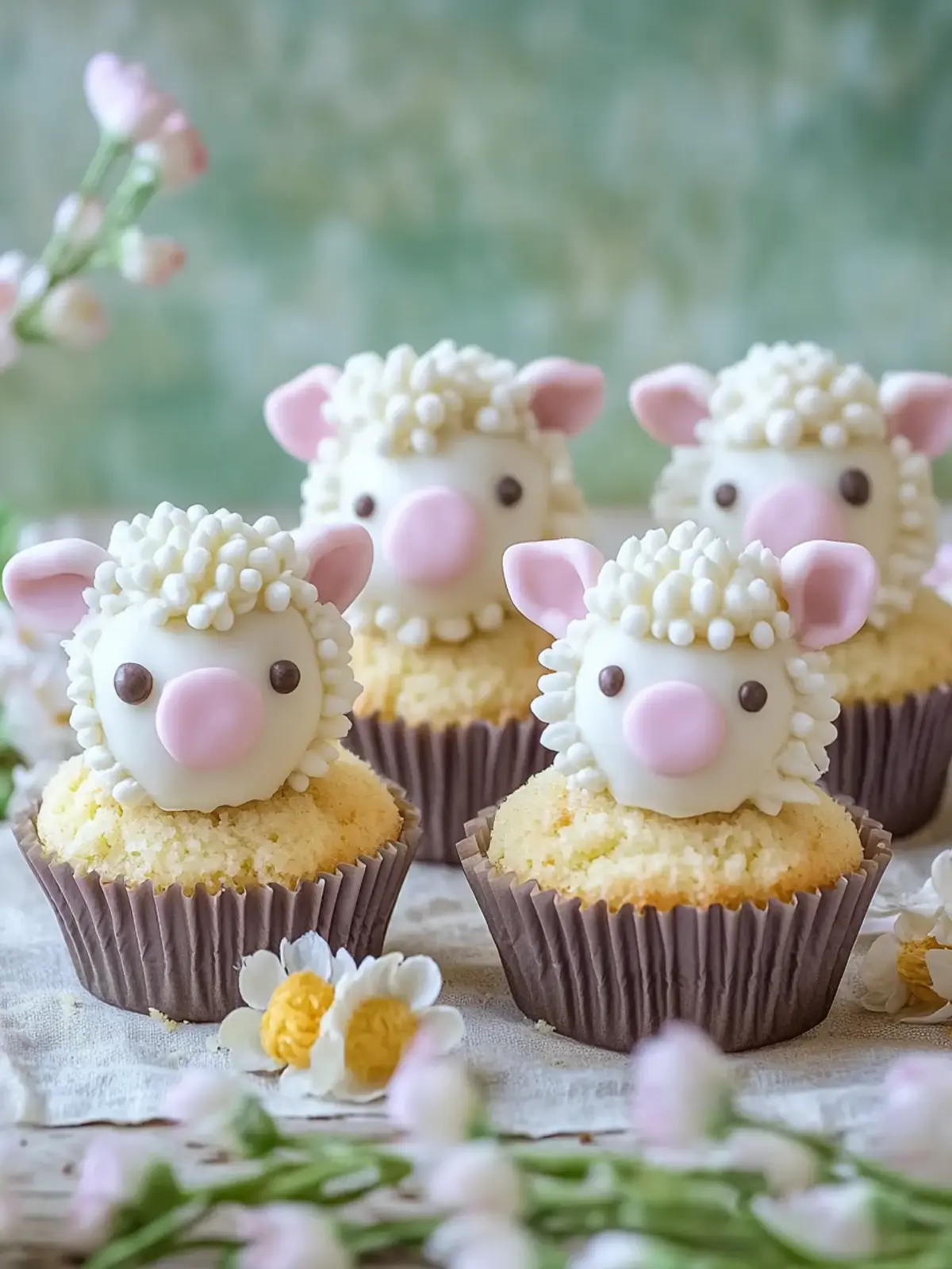 Easter Lamb Cupcakes to Delight Your Spring Celebrations 4 Easter Lamb Cupcakes