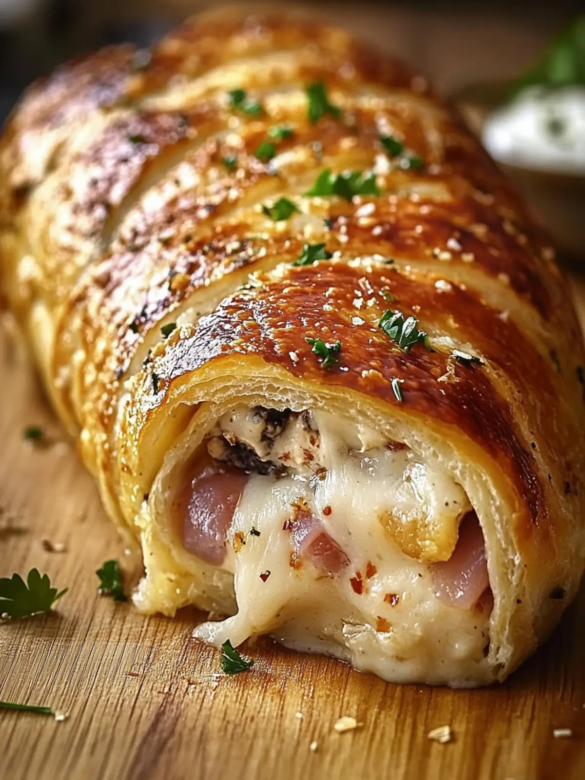 Delicious Chicken Cordon Bleu Stromboli for Quick Comfort 2 Chicken Cordon Bleu Stromboli