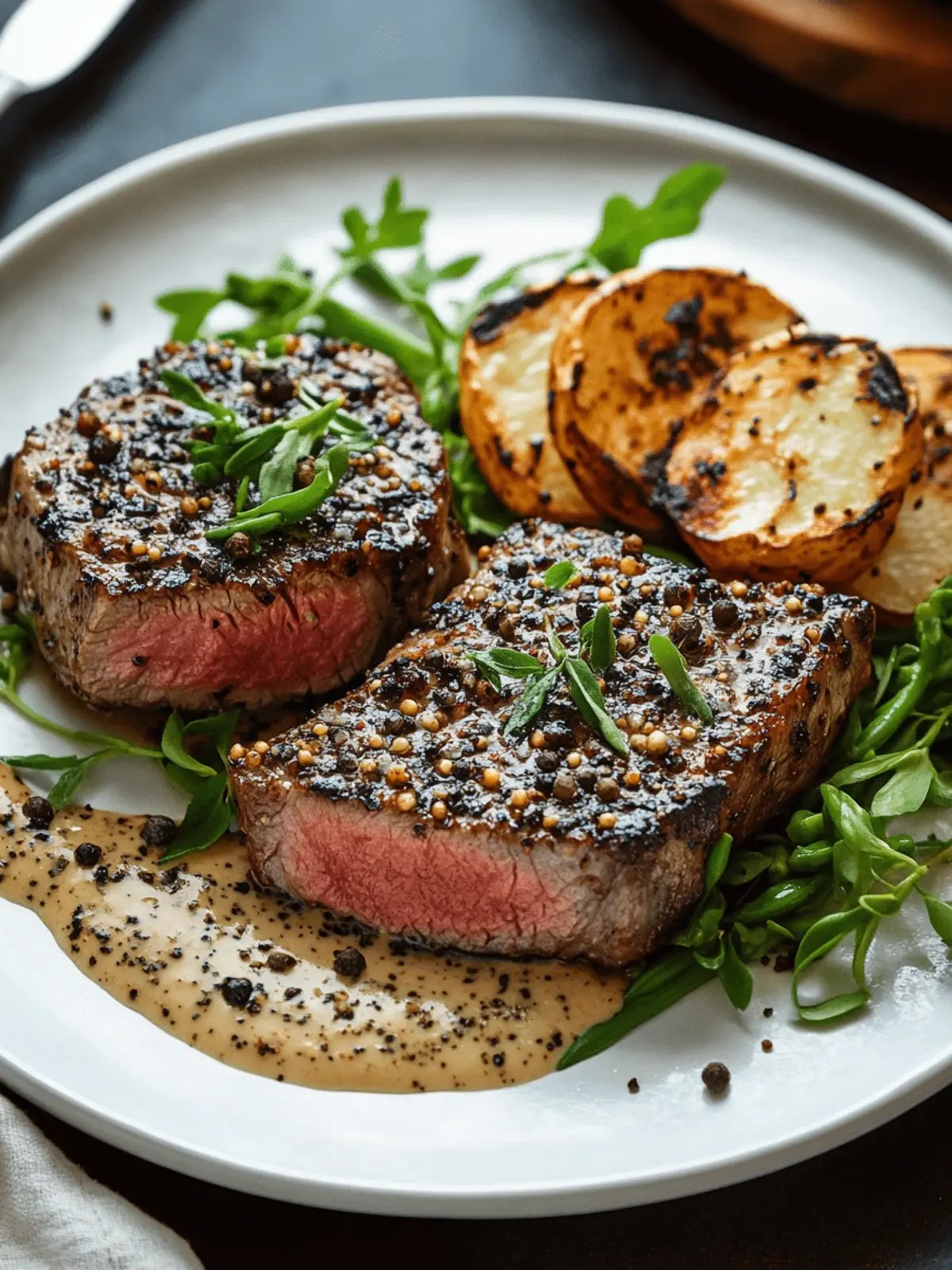 Savory Steak au Poivre: Elevate Your Home Dining Experience 4 Steak au Poivre