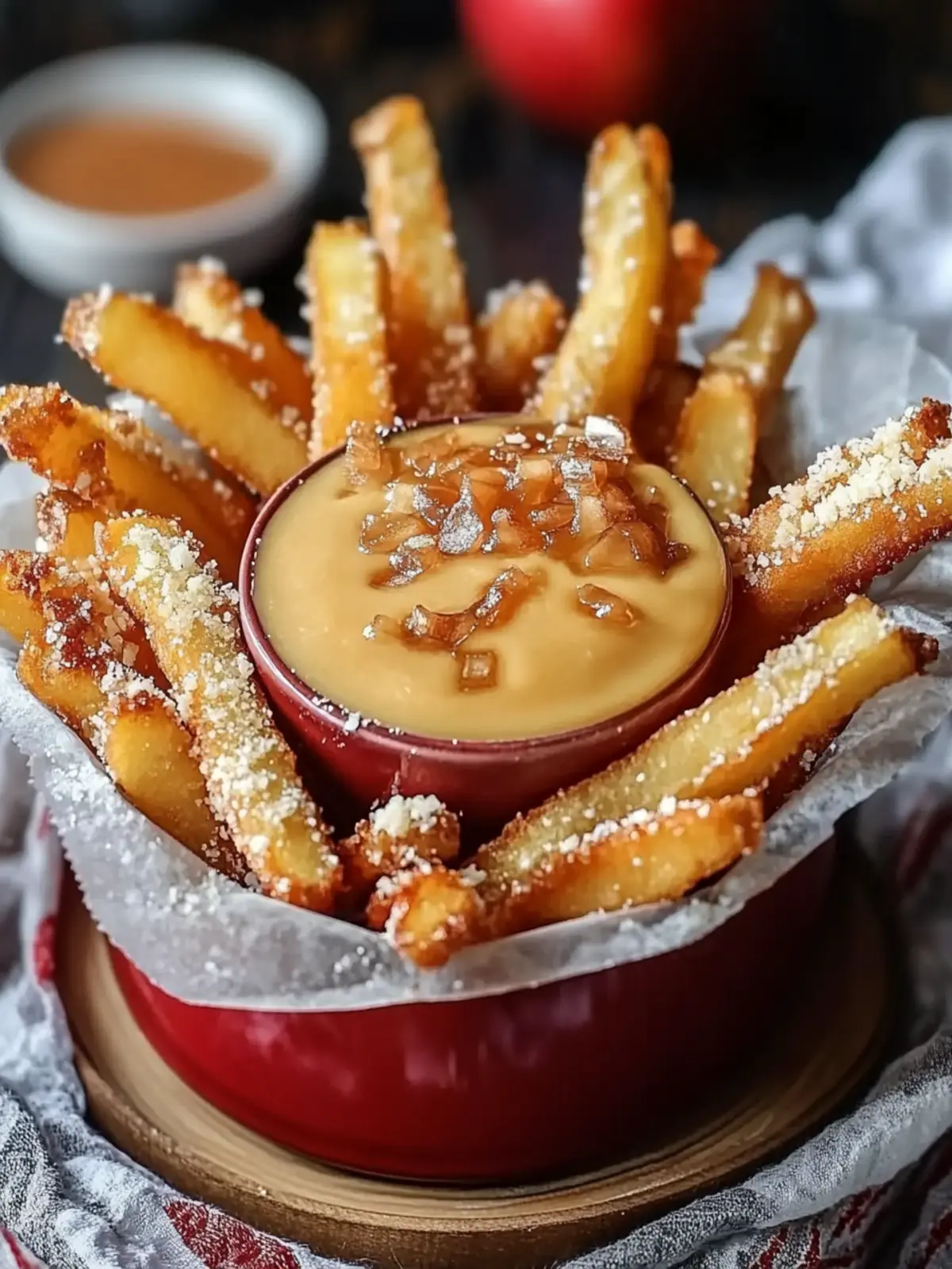 Crispy Apple Fries with Caramel Cream Dip You ll Crave 4 Apple Fries with Caramel Cream Dip