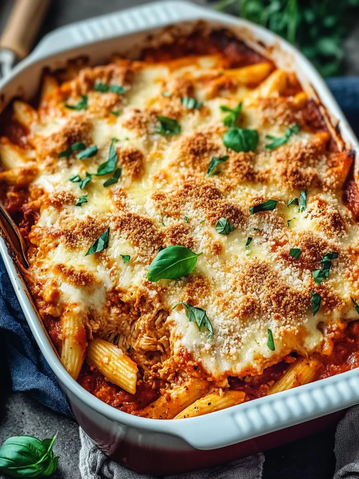 High Protein Chicken Parmesan Casserole Your New Family Favorite 3 High Protein Chicken Parmesan Casserole