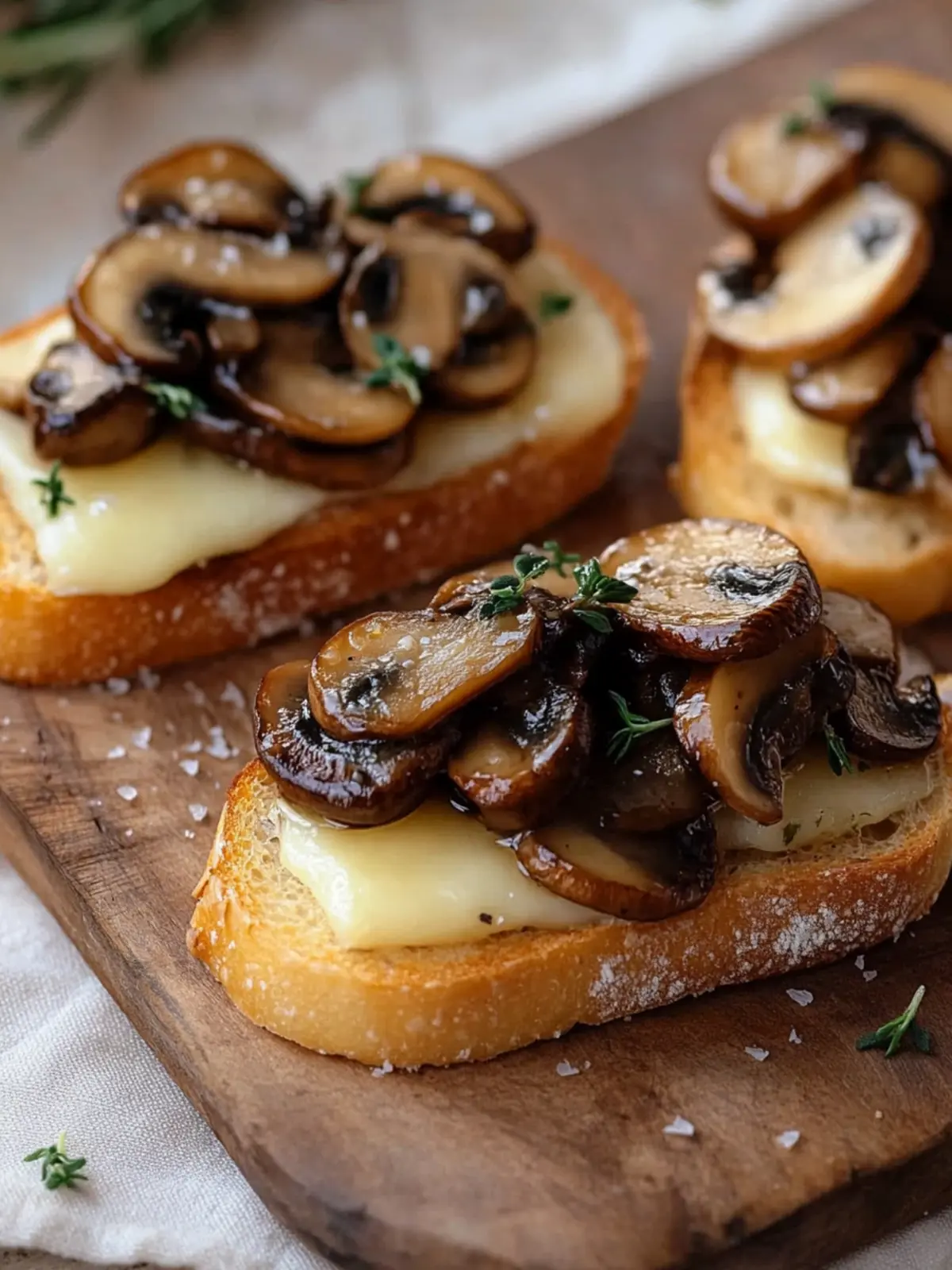Mushroom & Brie Crostini: A Quick Gourmet Delight 3 Mushroom & Brie Crostini